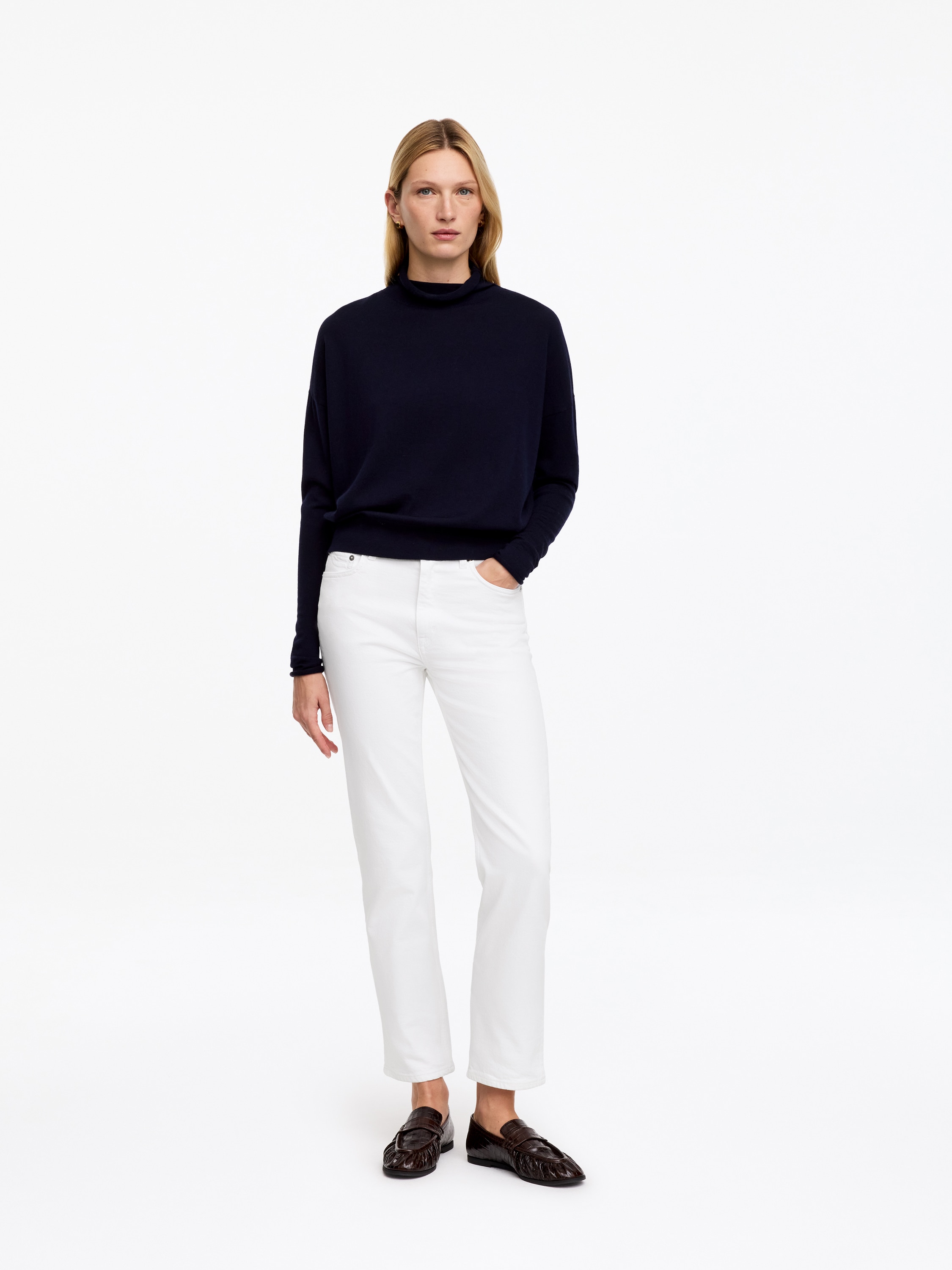 Jeans slim JADE CROPPED - Bianco sporco/Marrone/Bianco/Blu/Nero/Blu/Nero lavato/Blu scuro/Blu scuro