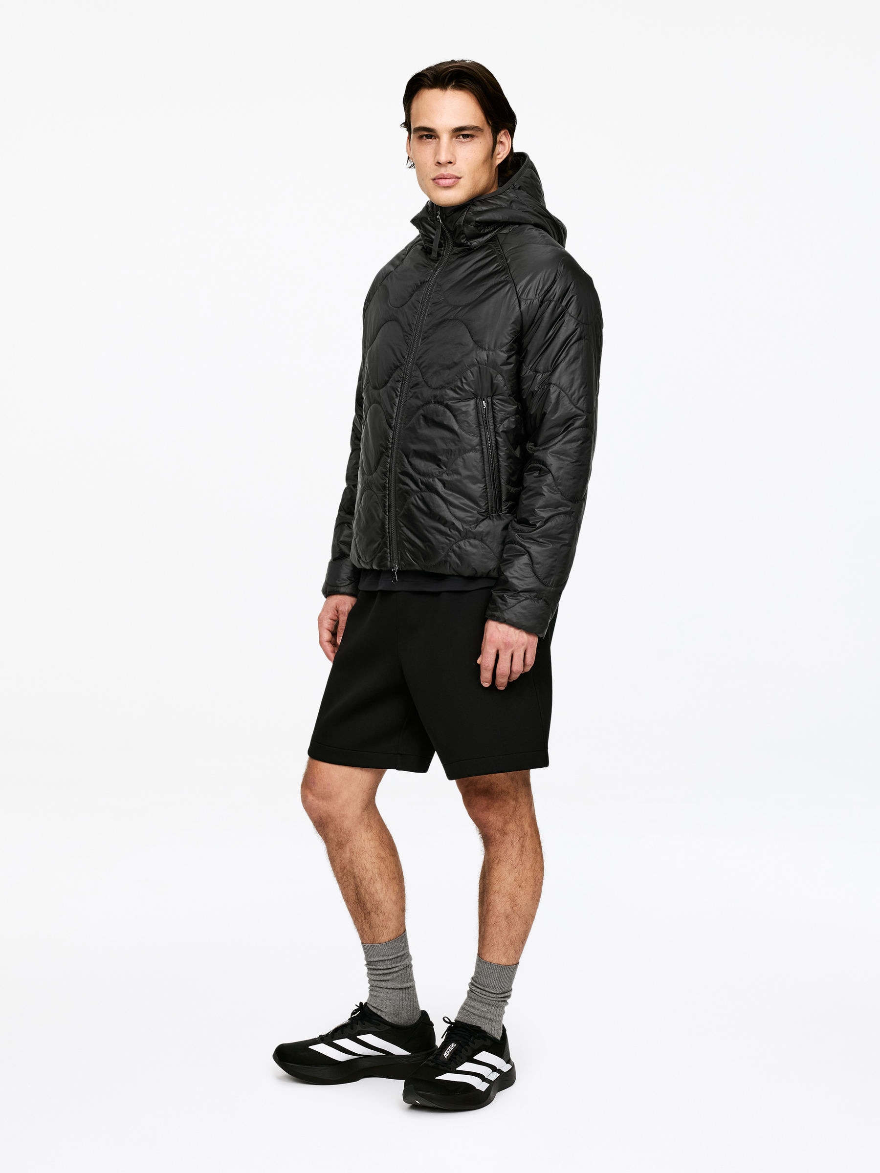 Veste matelassée à capuche - Bleu foncé - Regular fit - Homme - StillMedia/Lookbook - 7