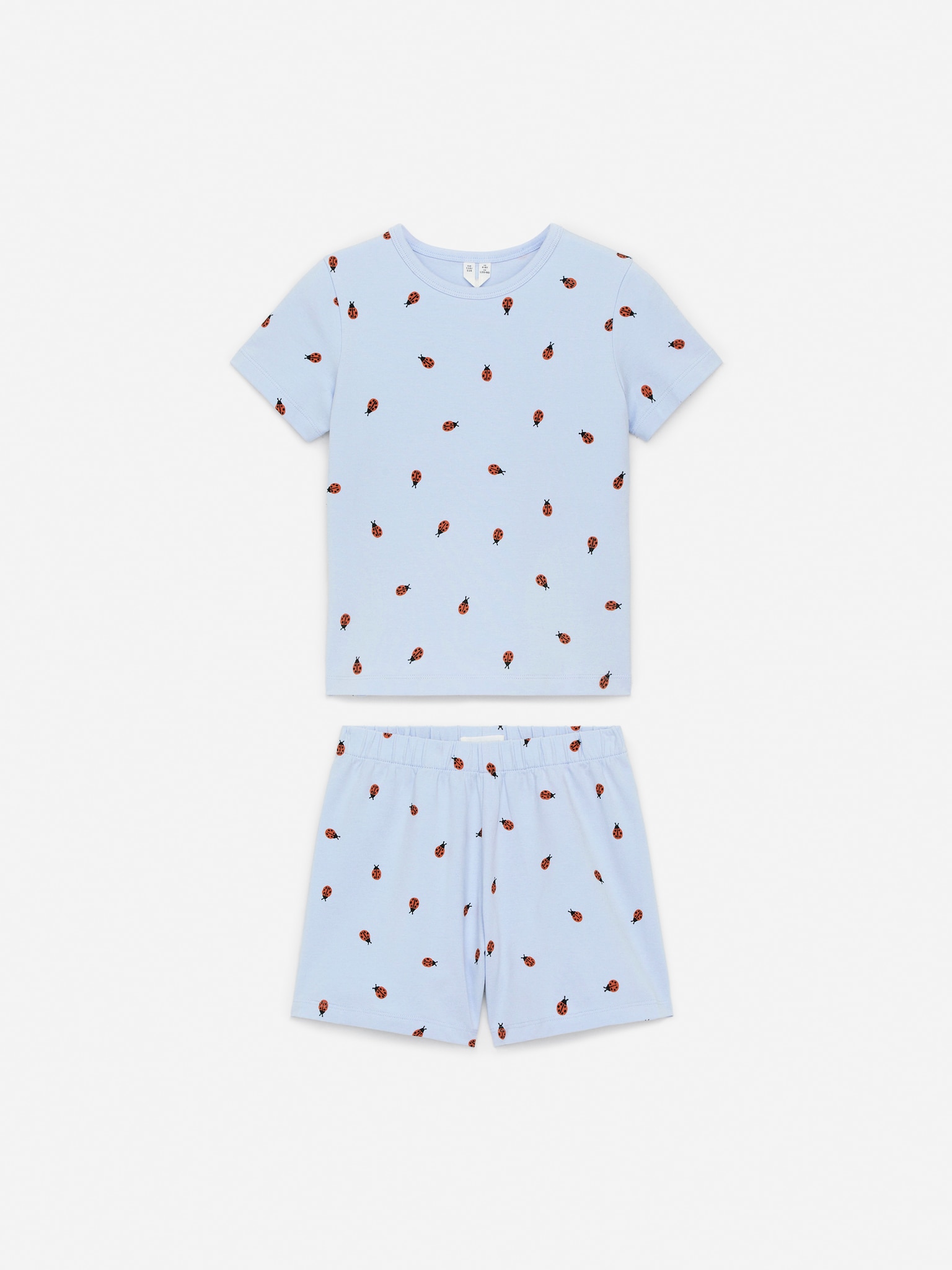 Short Jersey Pyjama Set - Light Blue/Green/Striped/White/Blue/White/Pink/Red Hearts/Pink/Blue Dots