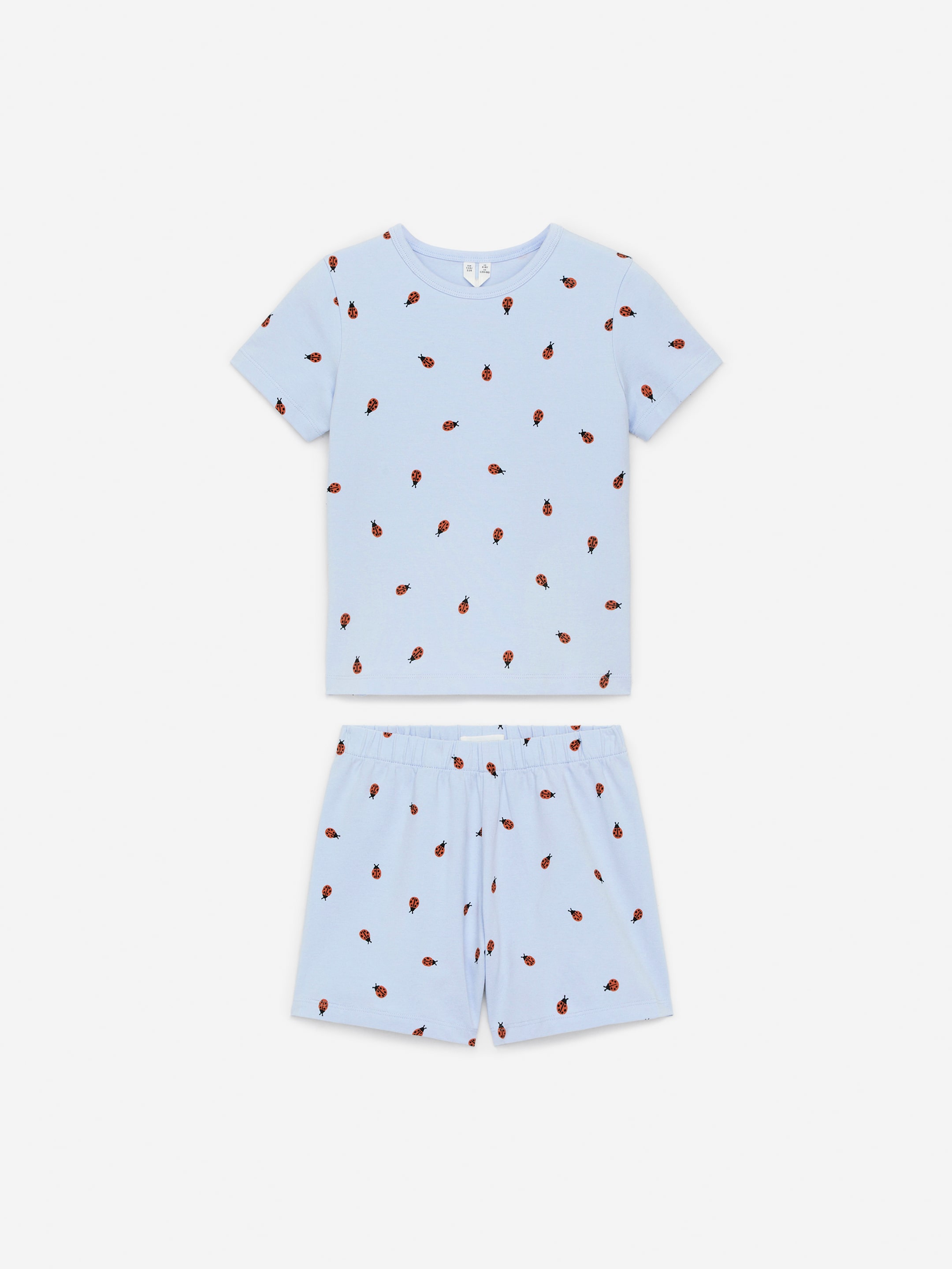 Kort pyjamas i trikå - Ljusblå - Children - StillMedia/DescriptiveStillLife - 2