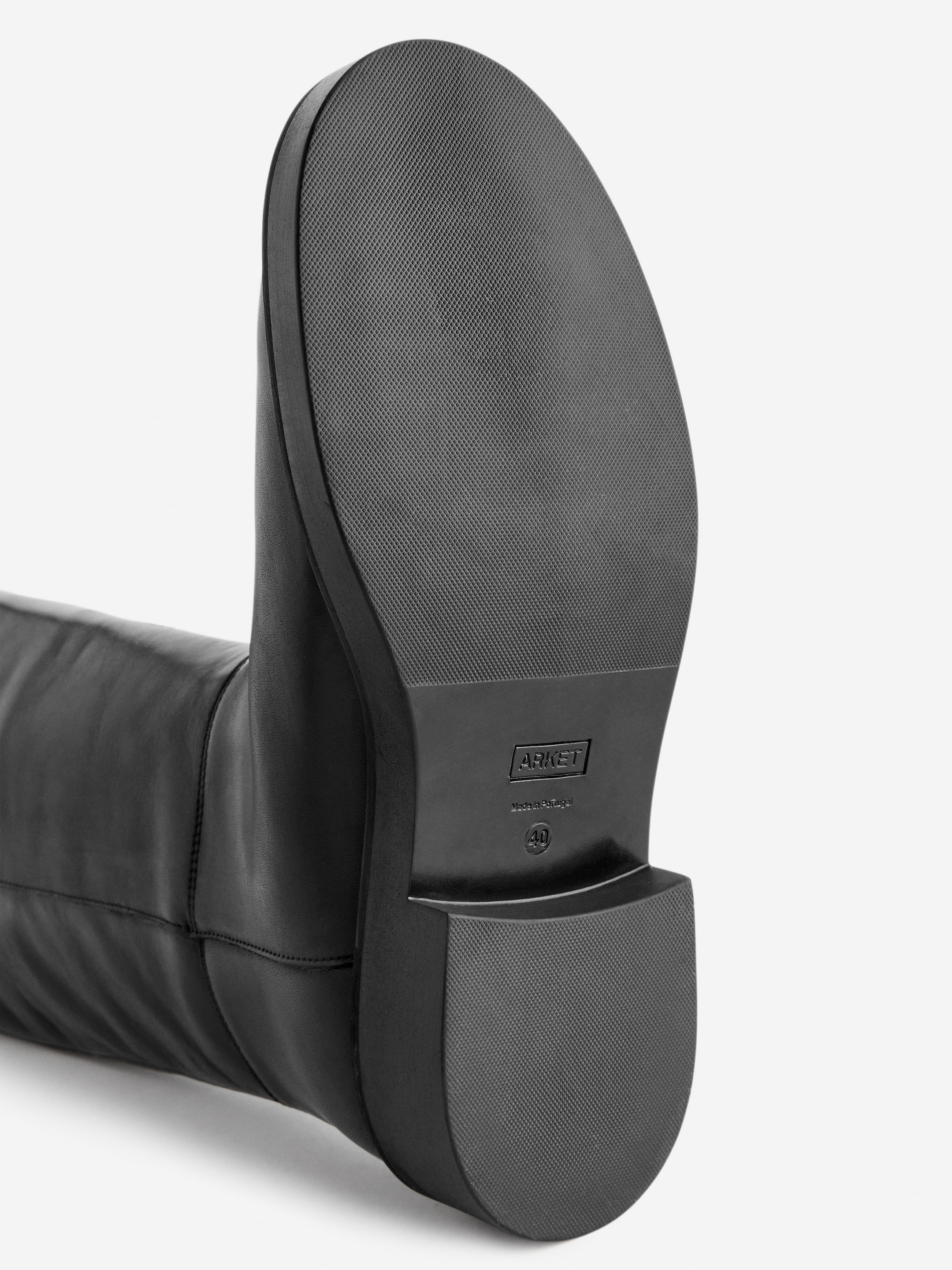 Ingrandisci l'immagine: Leather Riding Boots - Black - DONNA | H&M CH 6