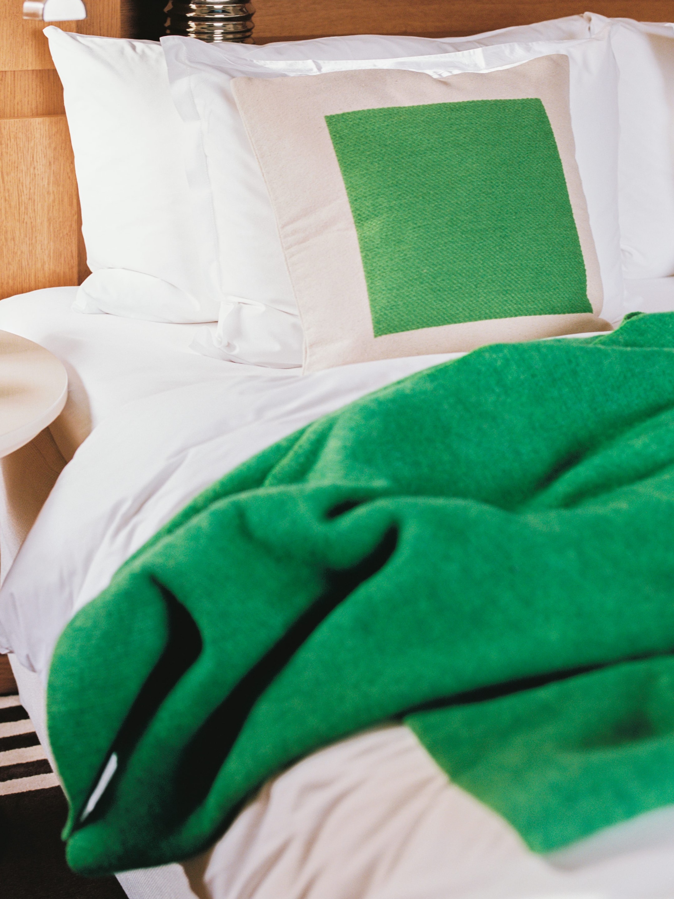 Näytä suurempi kuva: Klippan-villahuopa - Vihreä - Home All | H&M FI 1