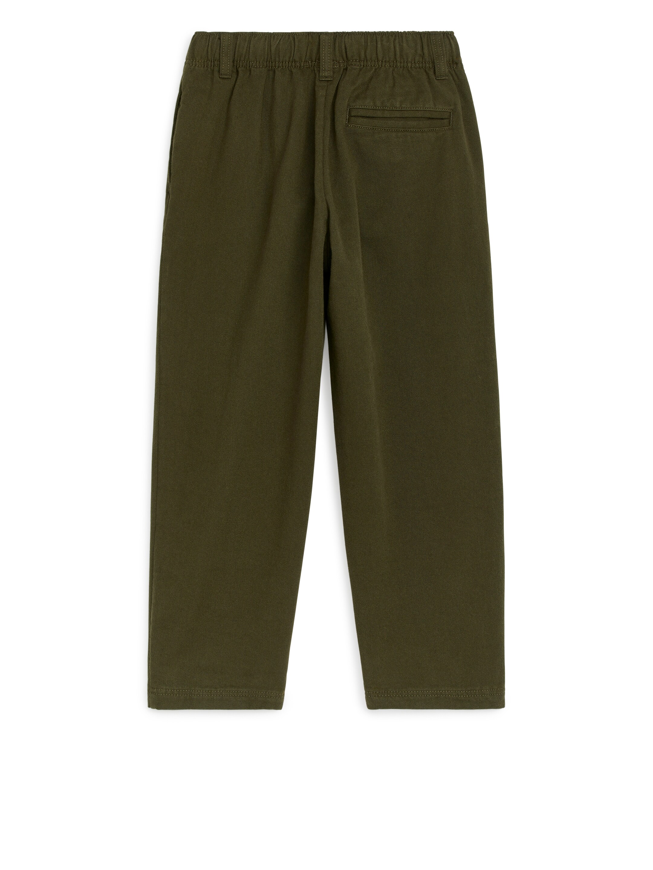 Tapered Cotton Chinos - Khaki Green - Regular fit - Children - StillMedia/DescriptiveStillLife - 3