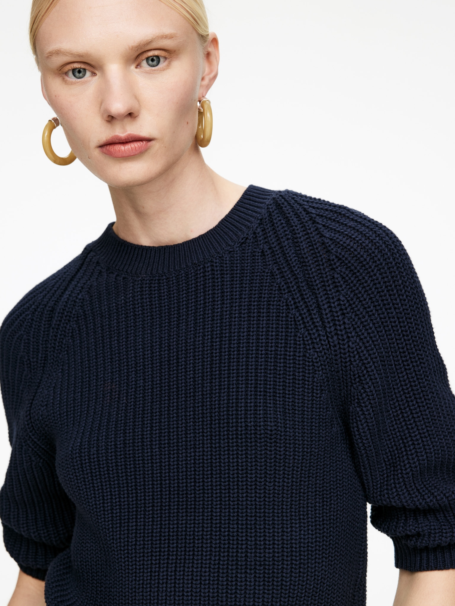 Cotton Jumper - Dark Blue - 4