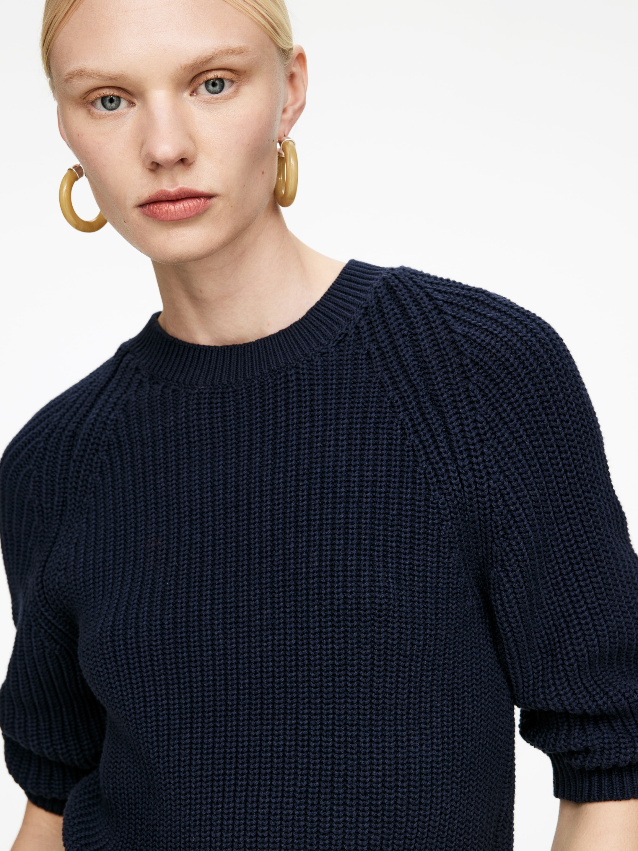 Se større billede: Bomuldstrøje - Mørkeblå - DAME | H&M DK 4