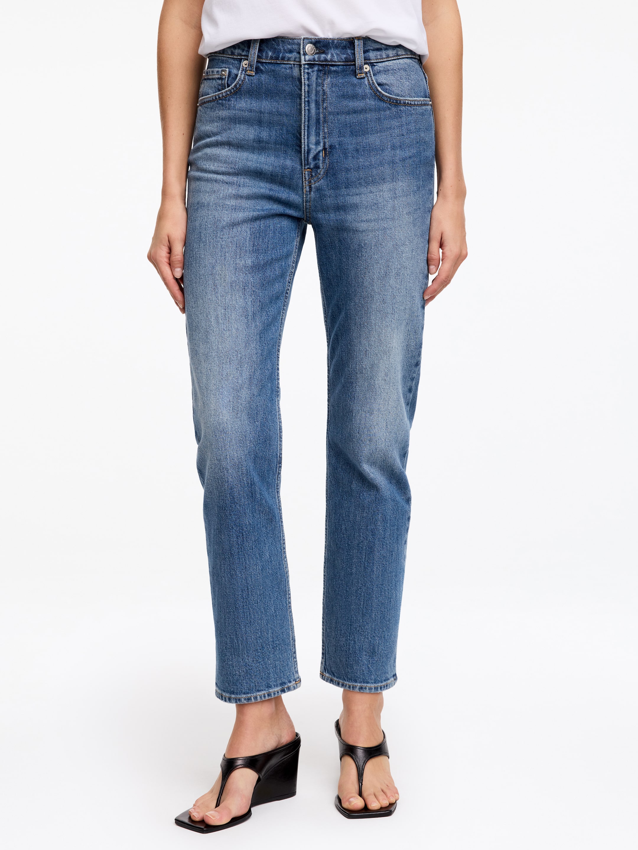 JADE CROPPED Slim Jeans - Blue - Slim fit - women - StillMedia/Lookbook - 6