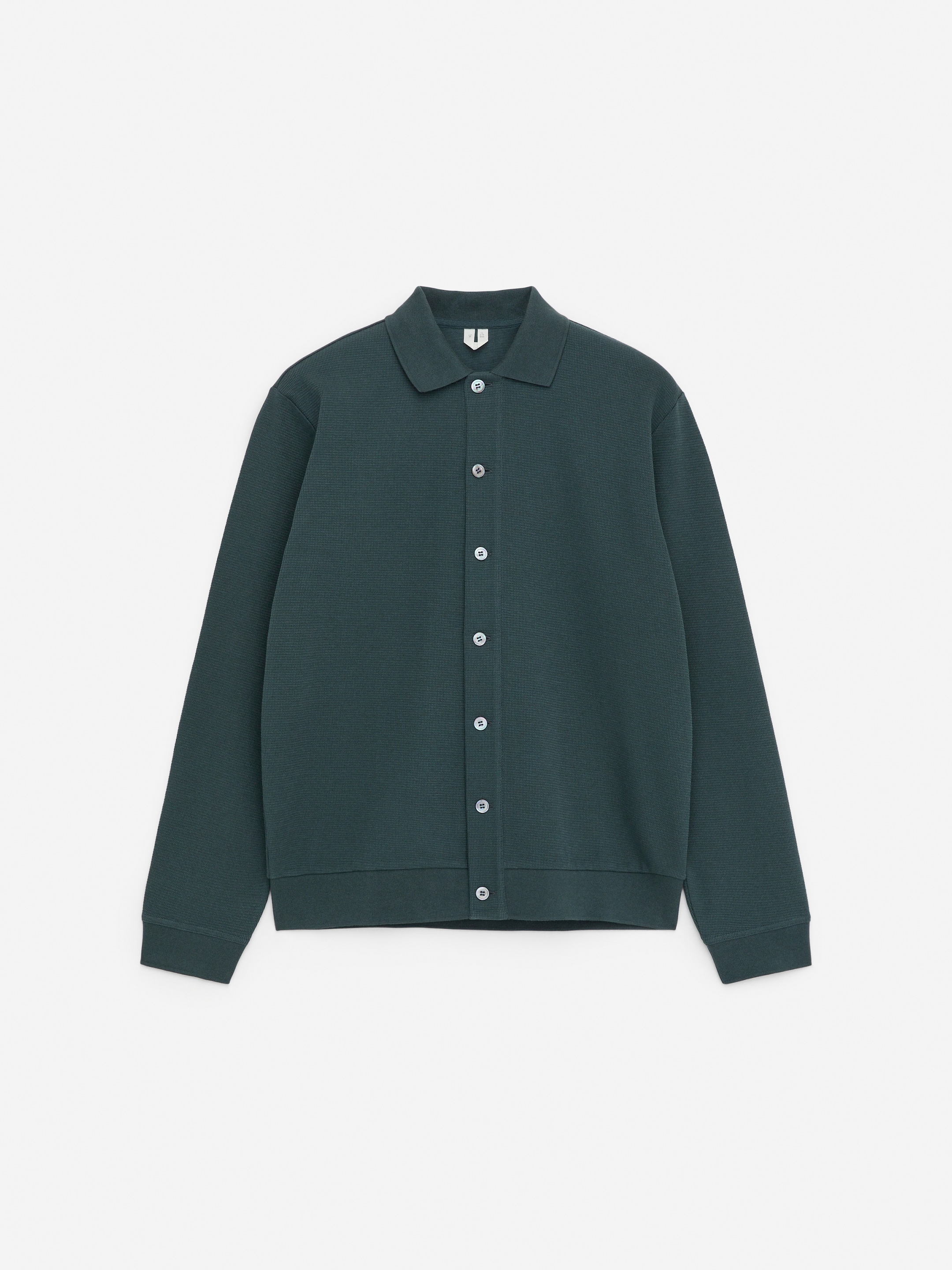 Strickjacke aus Baumwolljersey - Grün - Regular Fit - Herren - StillMedia/DescriptiveStillLife - 2