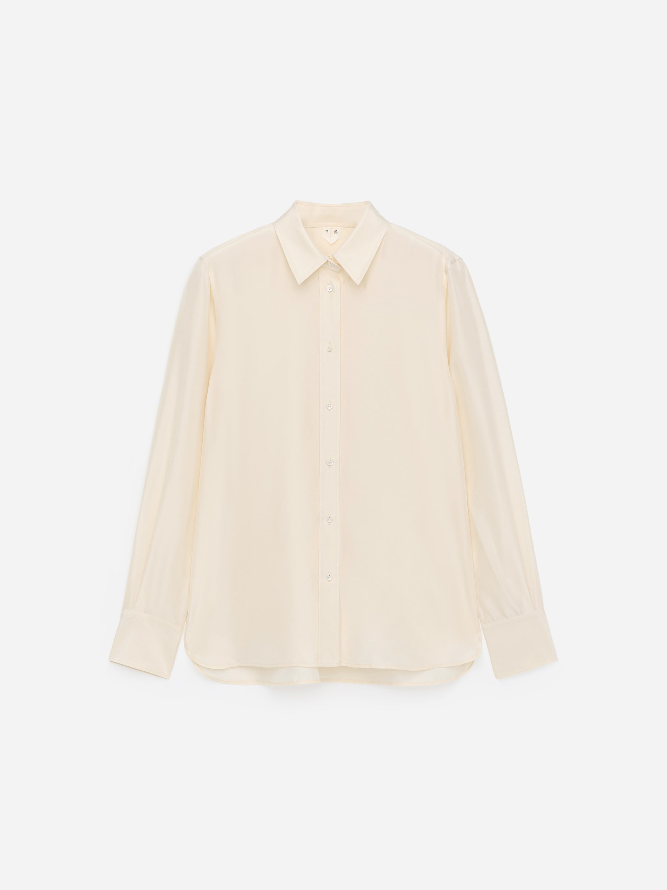 Silk Shirt-#E1DCC6-17735