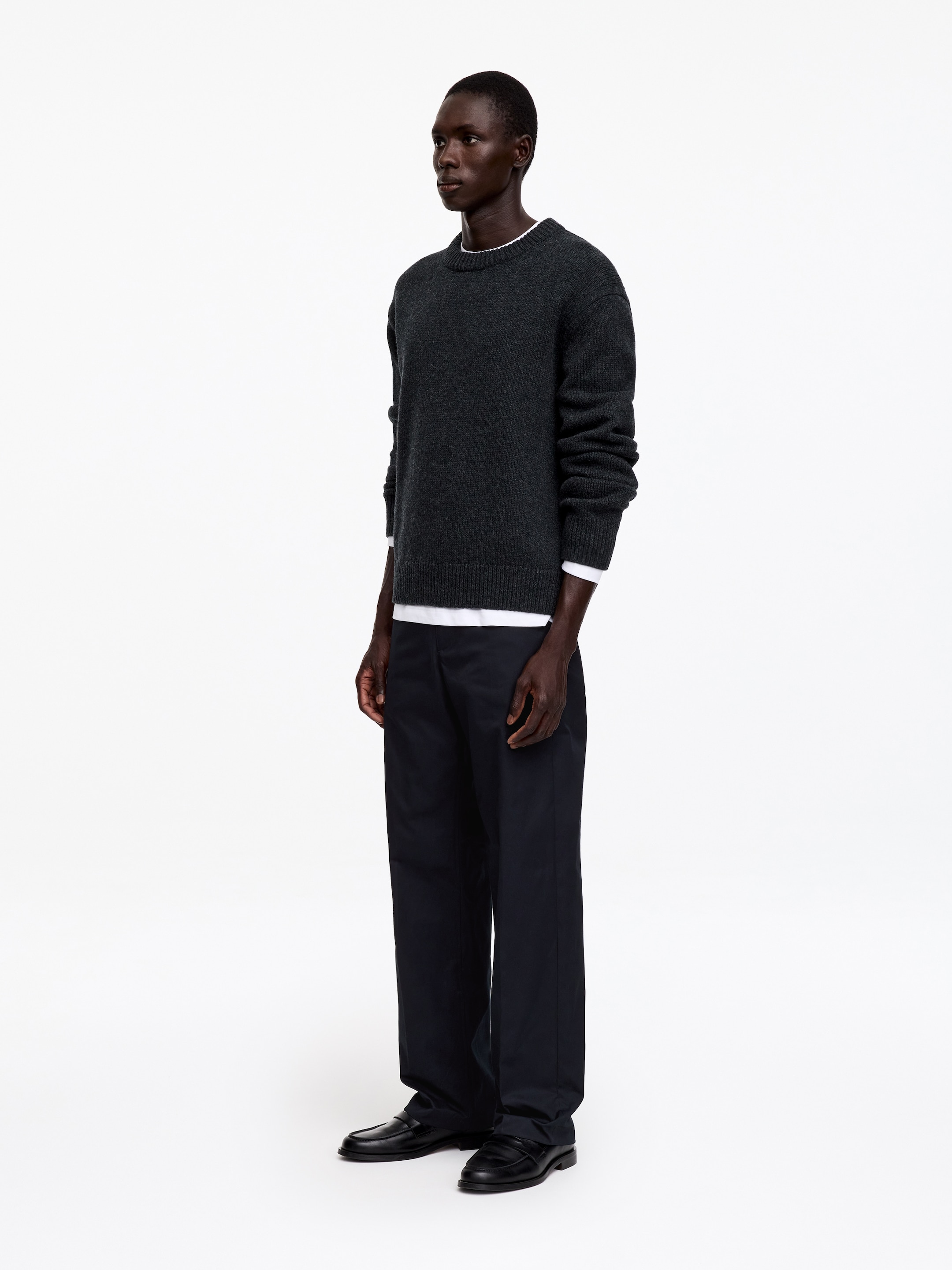 Relaxed Cotton Twill Trousers - Dark Blue - Relaxed fit - men - StillMedia/Lookbook - 2