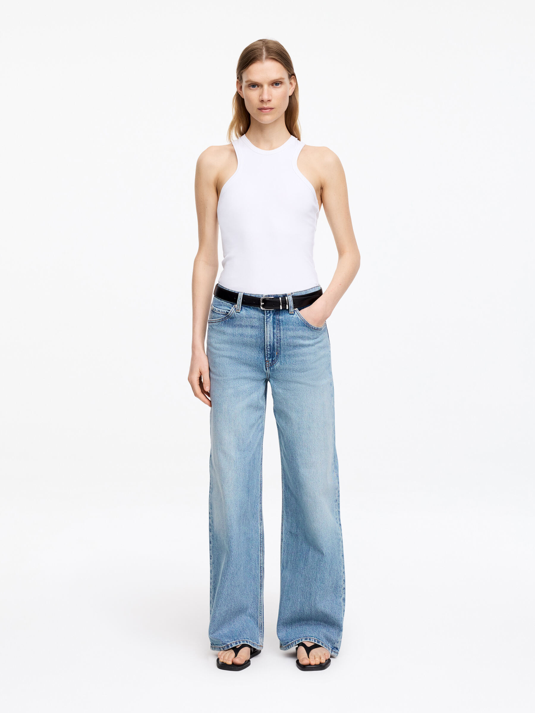 LUPINE Flared Jeans-#80AAD8-18800