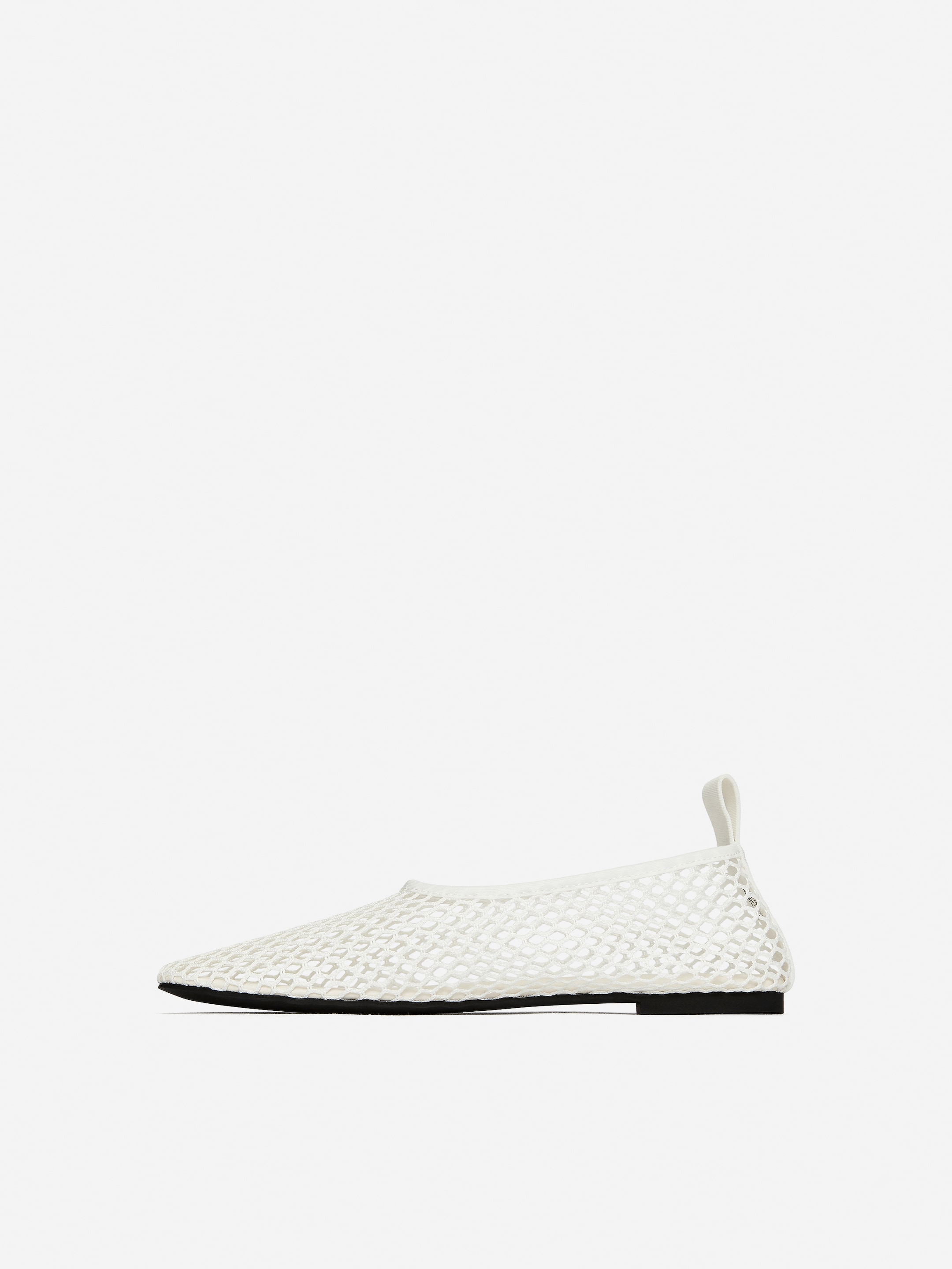 View larger image: Fishnet Ballet Flat - White - Ladies | H&M GB 5