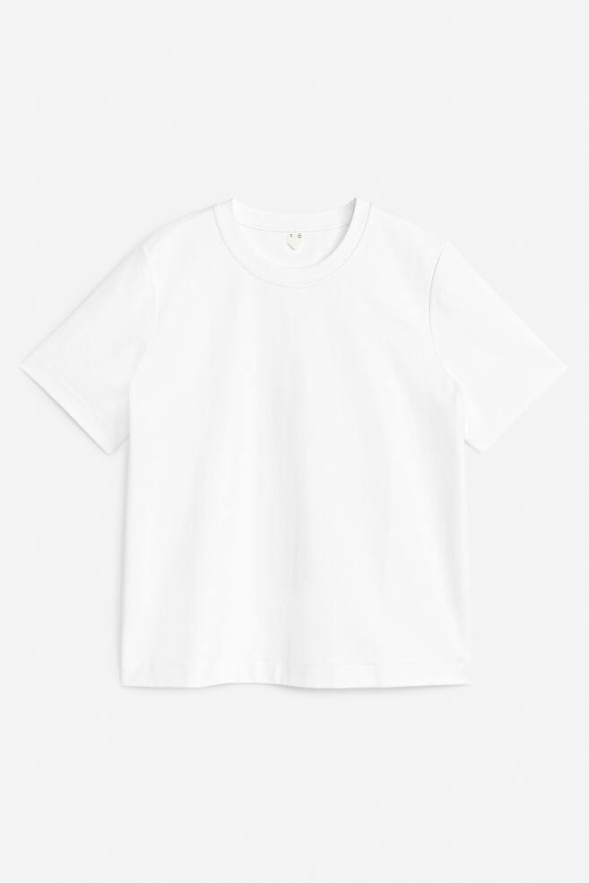 Signature Constructed T-Shirt - White/Black/Lilac/Burgundy/Light Beige/Light Blue/Grey Melange/Brown - 1