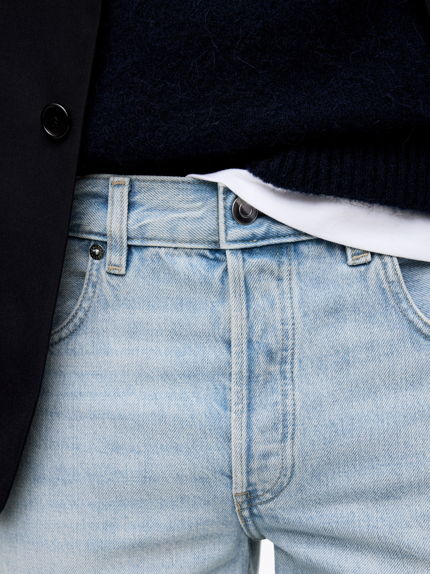 PARK Regular Straight Jeans-#80AAD8-18403