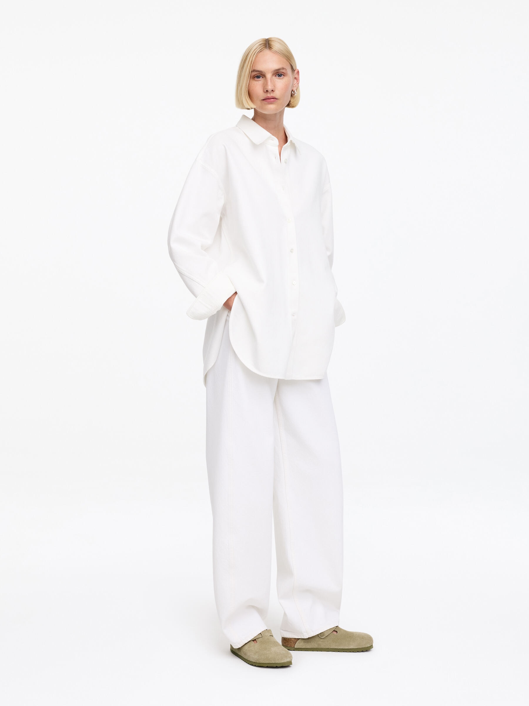 Birkenstock Boston Sandals - Faded Khaki - Women - StillMedia/Lookbook - 10