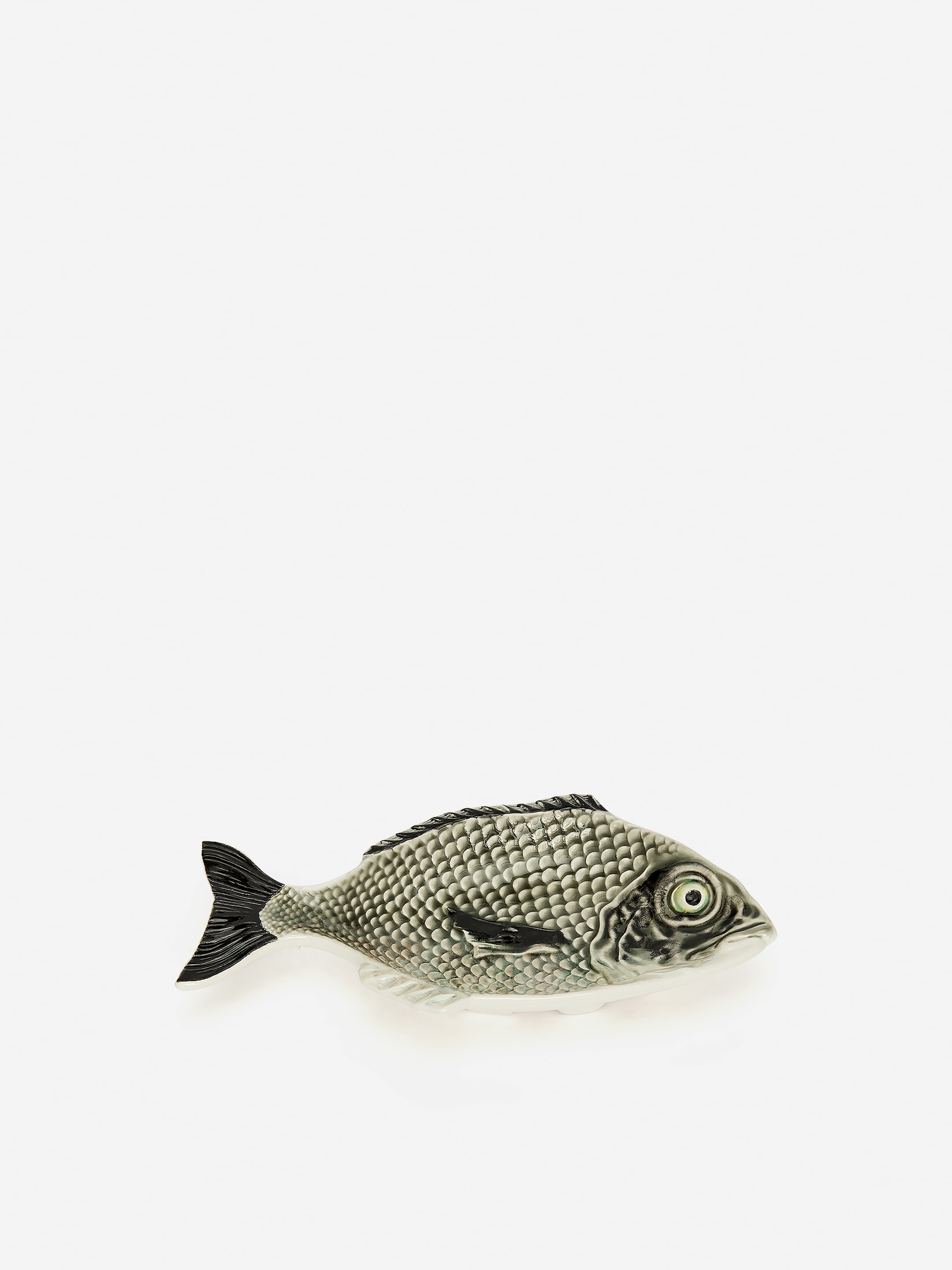 Plat poisson Bordallo Pinheiro 27 cm - gris - Maison et décoration - StillMedia/DescriptiveStillLife - 3