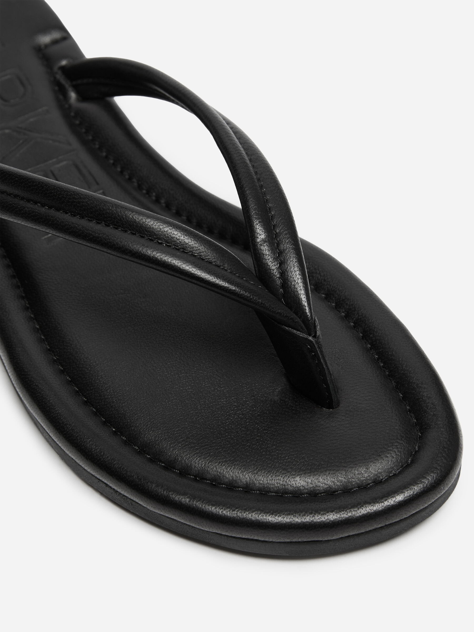 Flip-Flop aus Leder - Schwarz - Women - StillMedia/DescriptiveDetail - 2