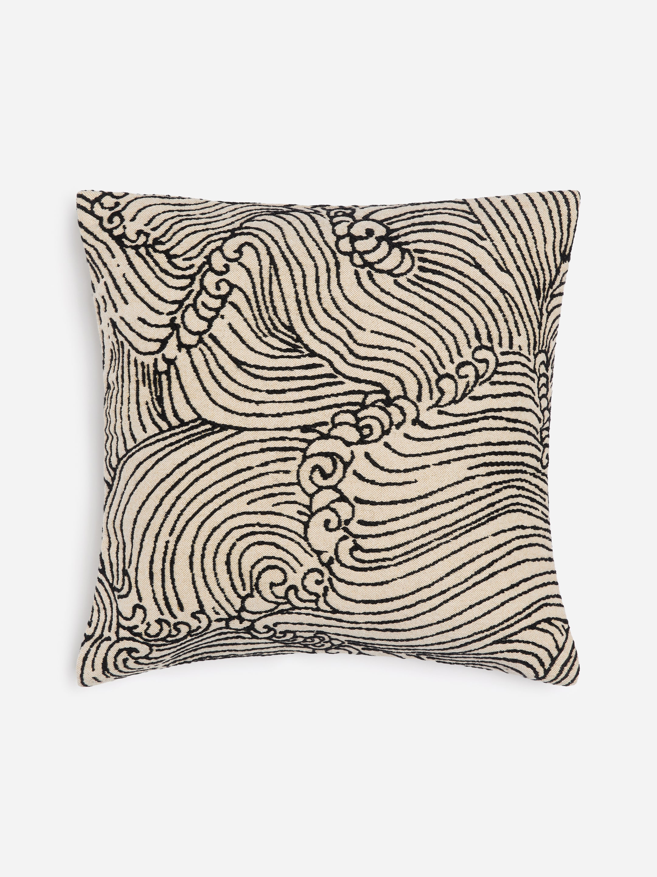 Cotton Wool Cushion Cover 50x50 cm-Beige-19347