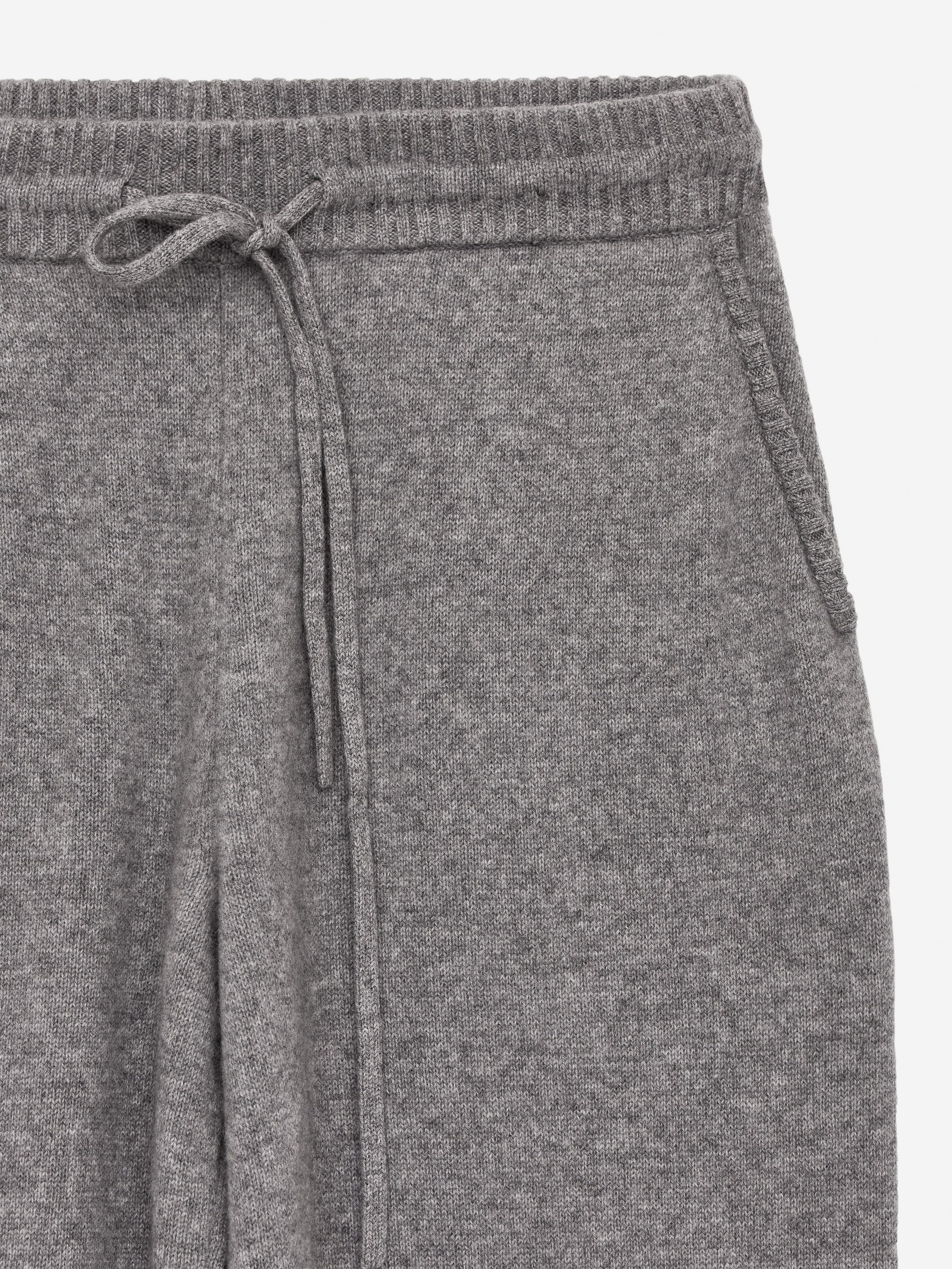 Cashmere-Wool Trousers - Grey - Loose fit - Women - StillMedia/DescriptiveDetail - 2