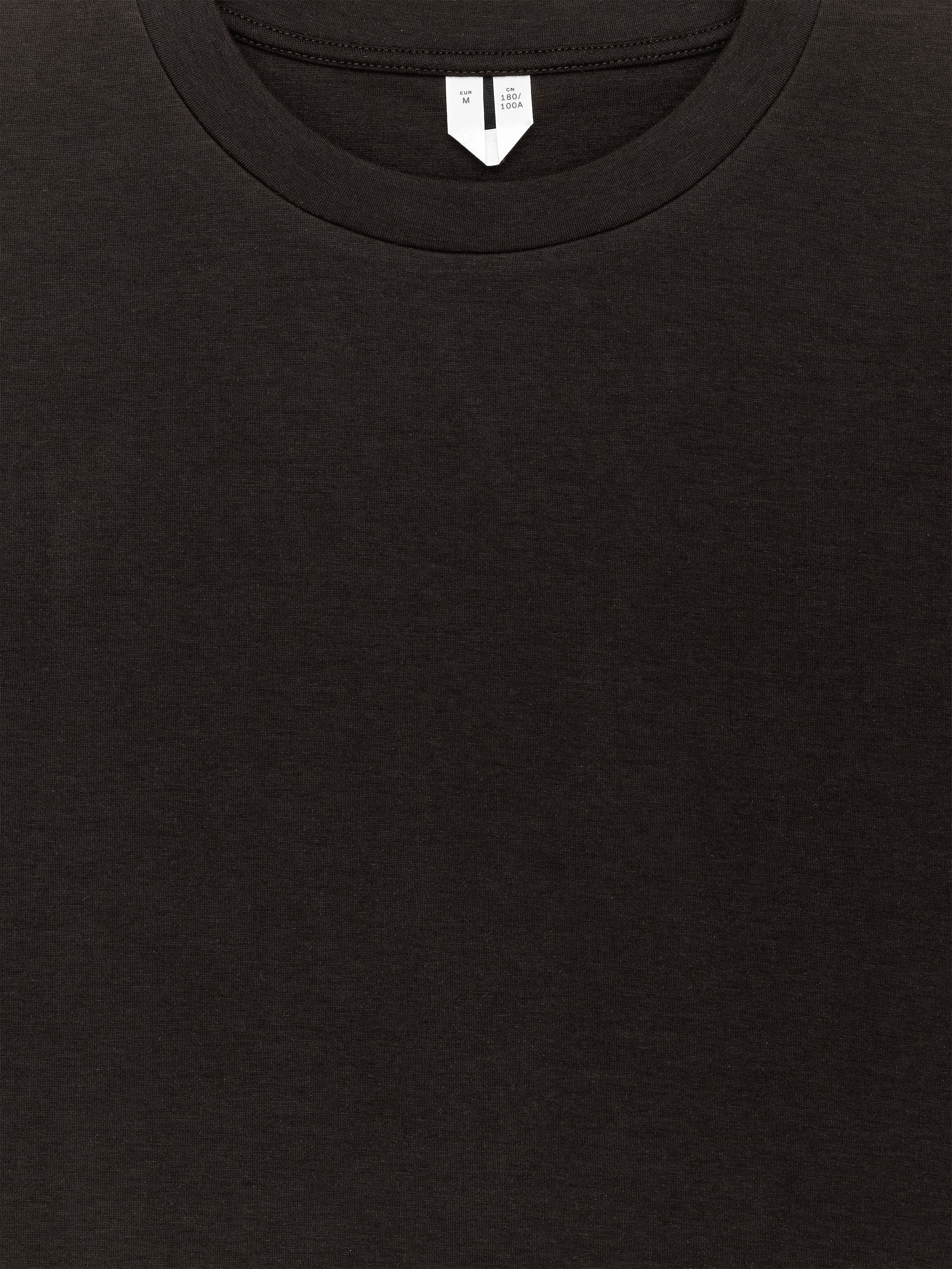 Regular interlock T-shirt - Svart - Regular fit - Men - StillMedia/DescriptiveDetail - 2