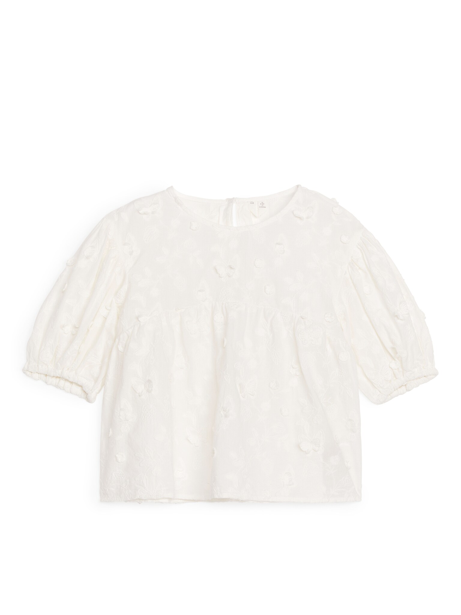 Embroidered Blouse - White