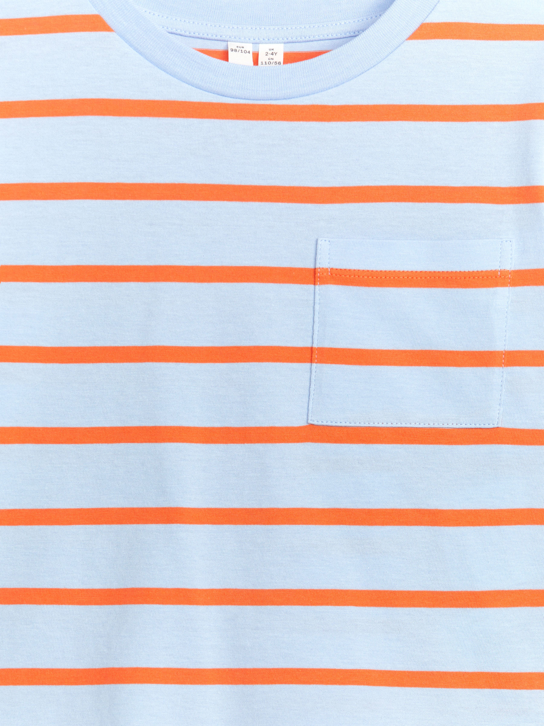 Long Sleeve T-Shirt - Light Blue/Orange - Loose fit - Children - StillMedia/DescriptiveDetail - 2