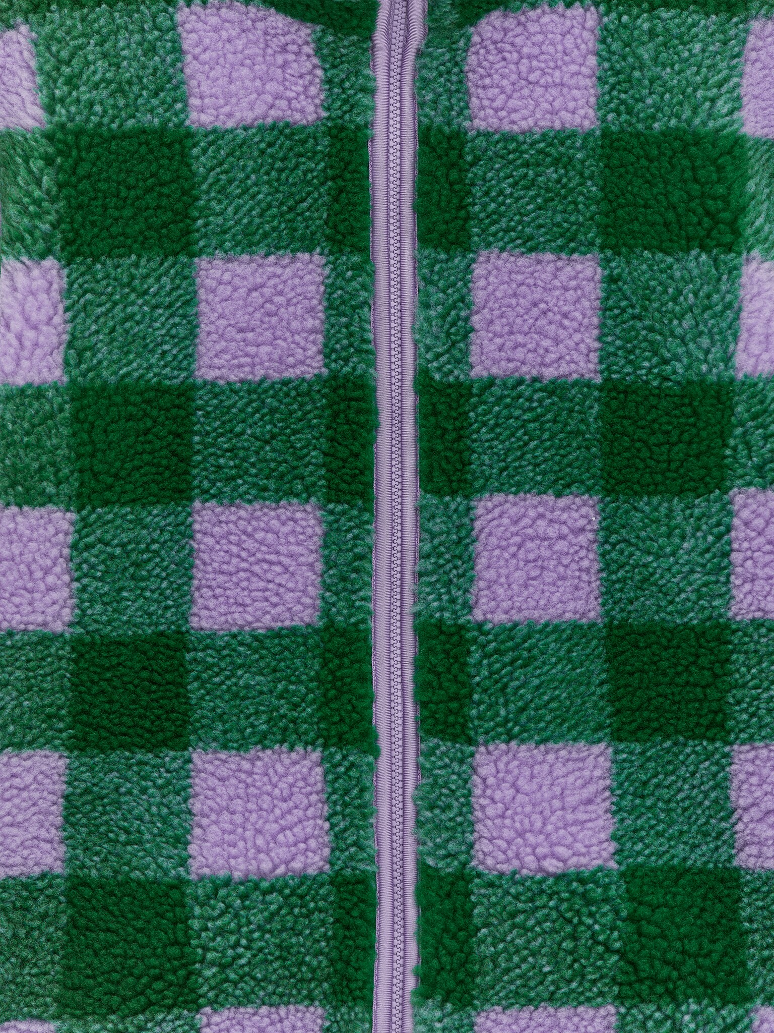 Pile Jacket - Lilac/Green/Green/Blue - 2