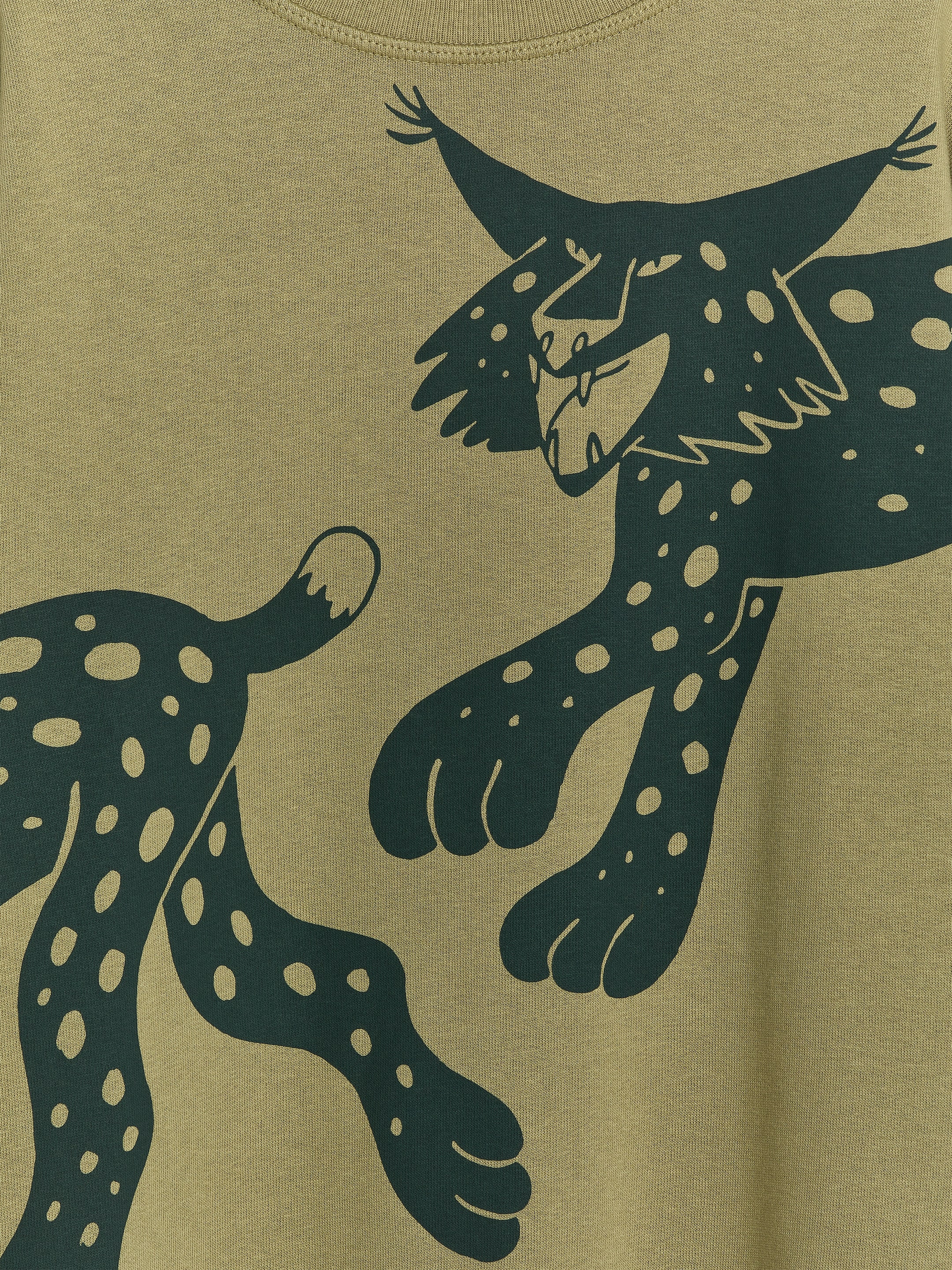 Relaxed Sweatshirt - Khaki Green/Lynx - Relaxed fit - Children - StillMedia/DescriptiveDetail - 1