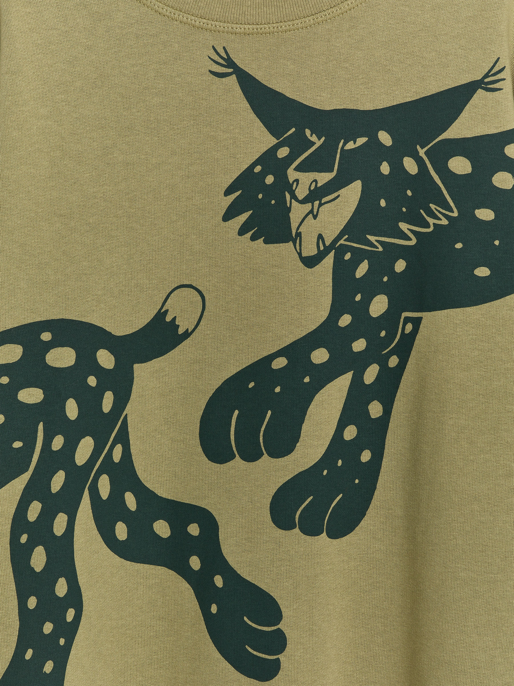 Relaxed Sweatshirt - Khaki Green/Lynx - Relaxed fit - Children - StillMedia/DescriptiveDetail - 1