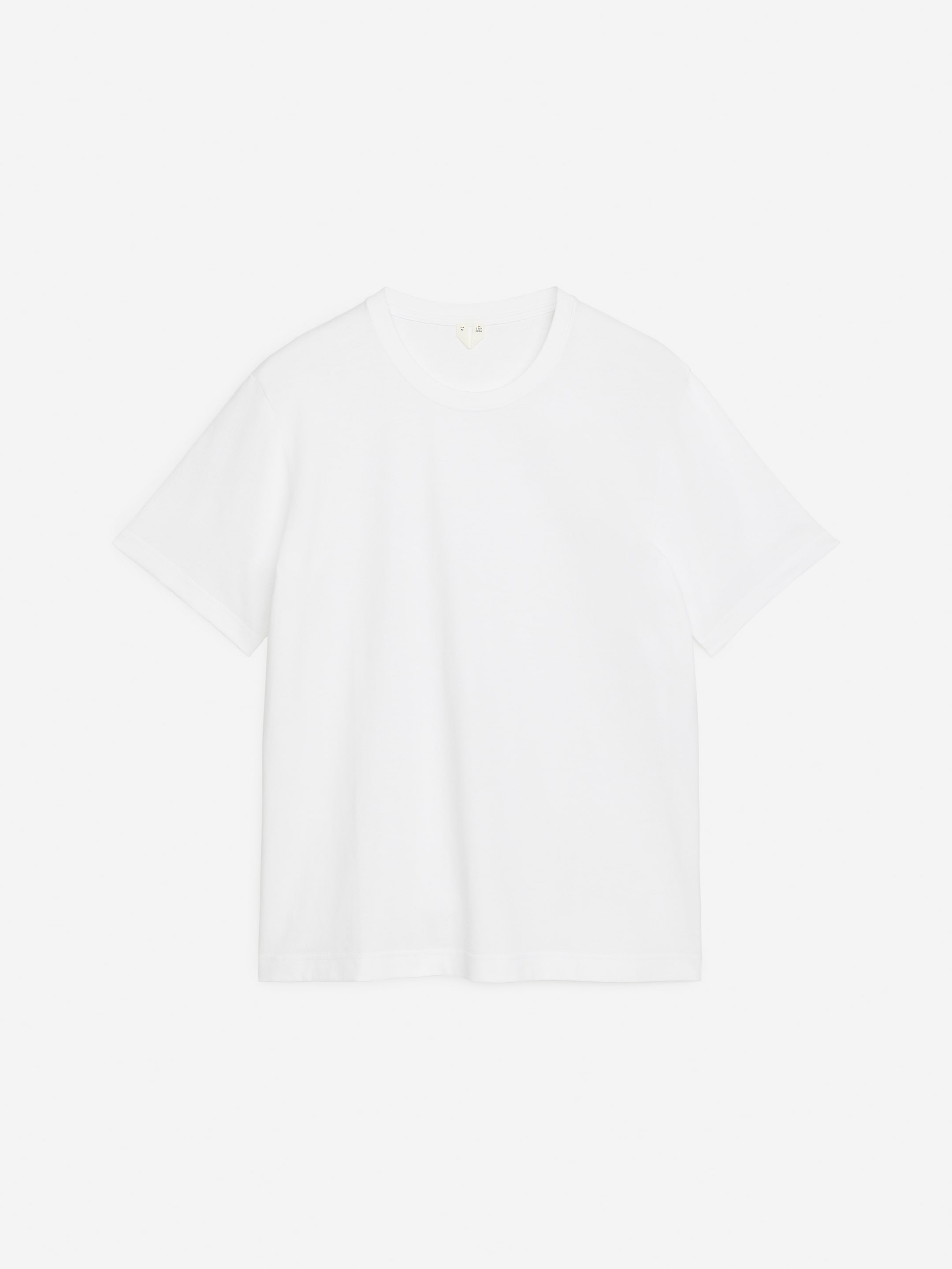 220 GSM Relaxed T-Shirt-#FFFFFF-10473