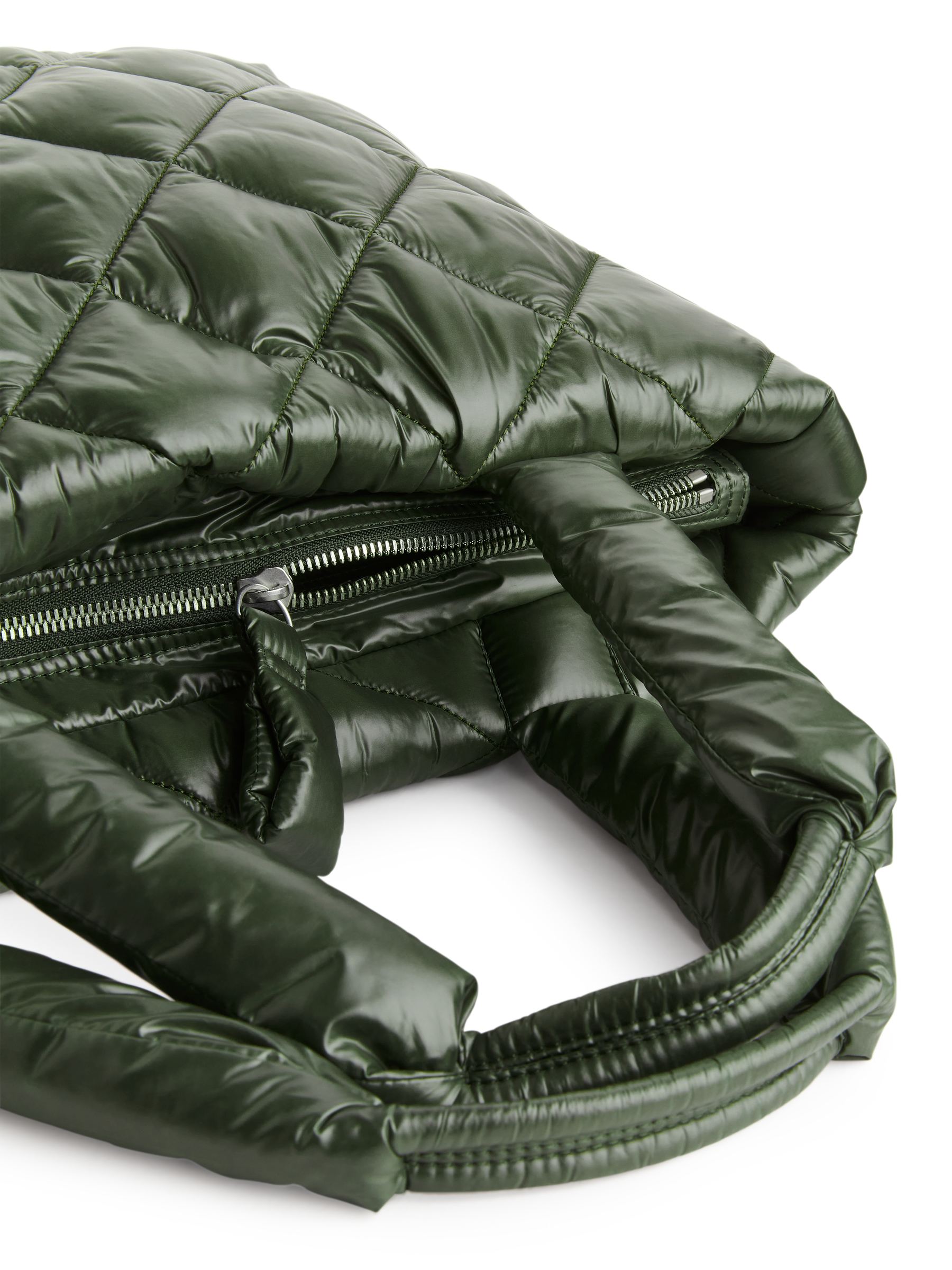 Quilted Tote - Dark Green - Women - StillMedia/DescriptiveDetail - 4