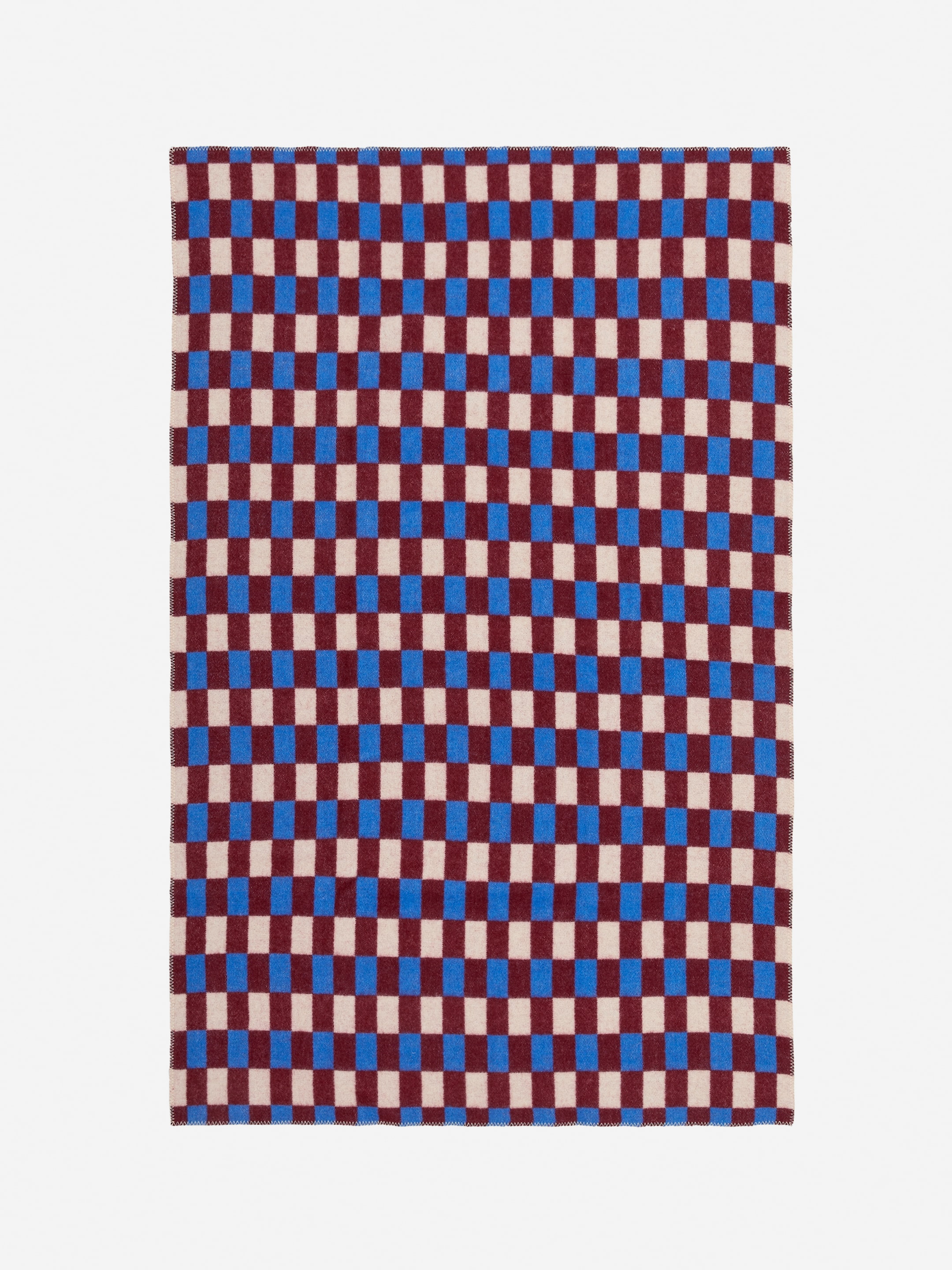 Plaid Evelina Kroon pour le HCR - Bleu/Rouge/Blanc cassé - Maison et décoration - StillMedia/DescriptiveStillLife - 1