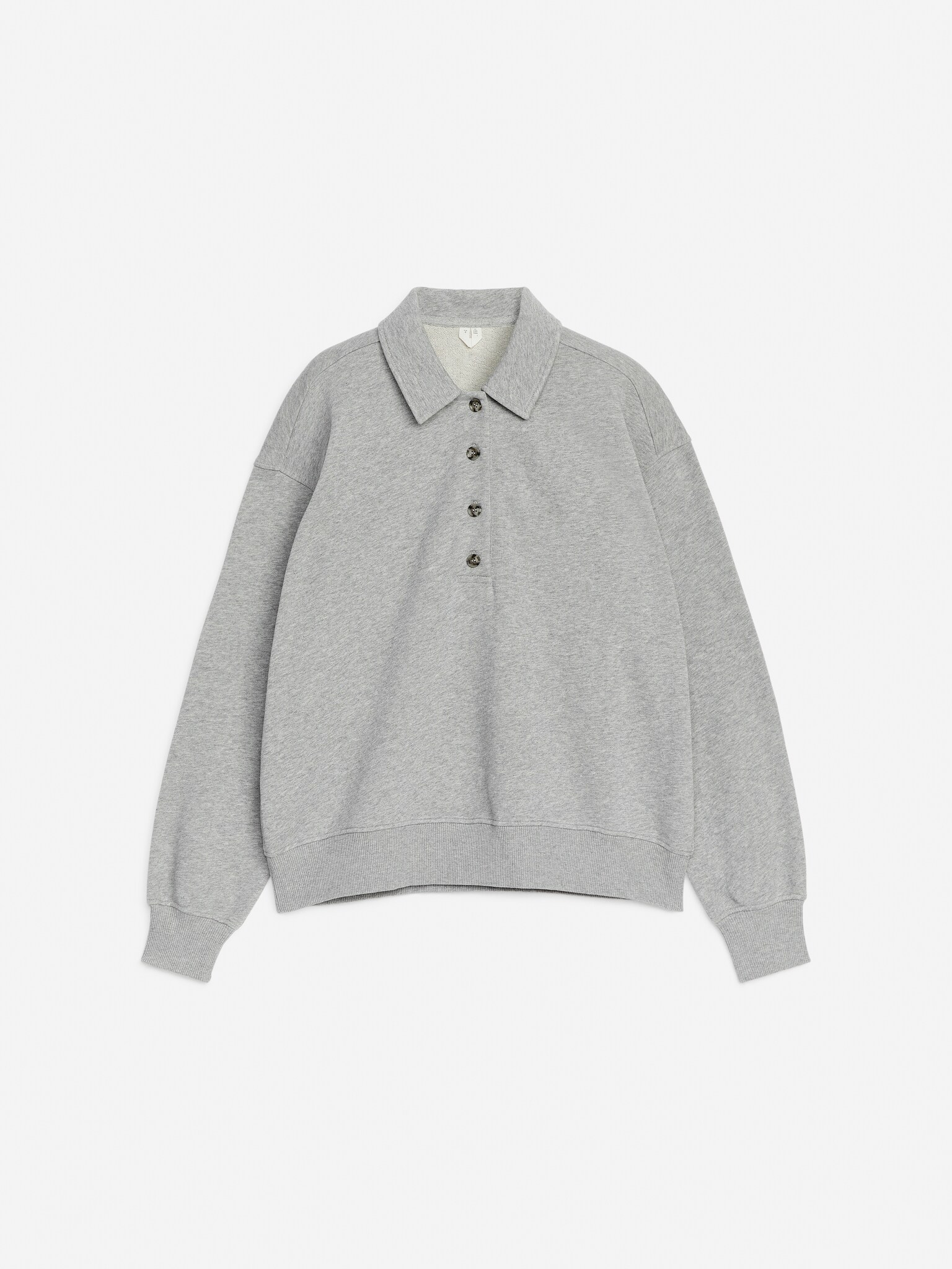 Polo de rizo francés - Gris jaspeado/Rosa/Azul brillante