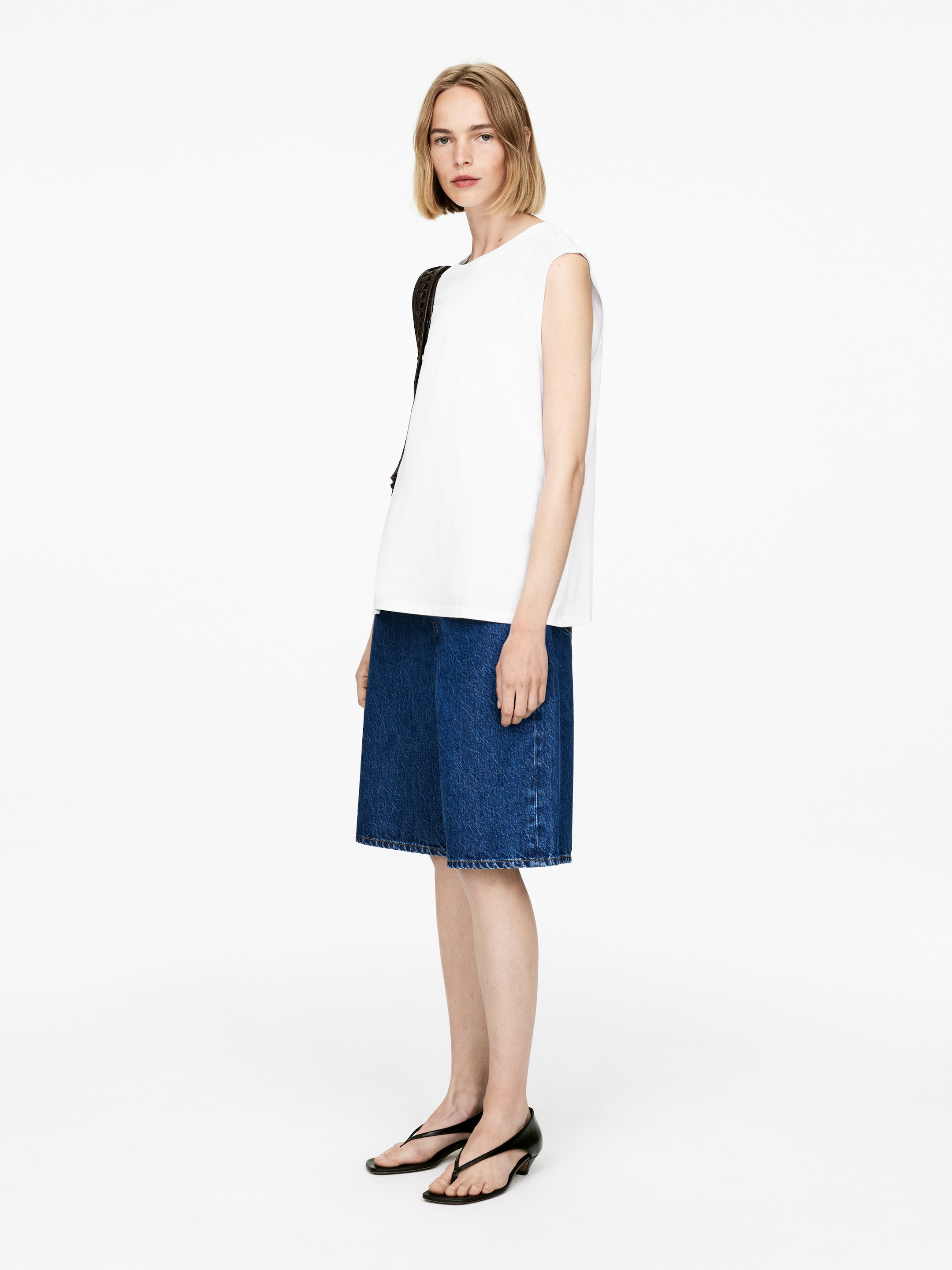 Zobrazit větší obrázek: Volné tílko - White - ŽENY | H&M CZ 3