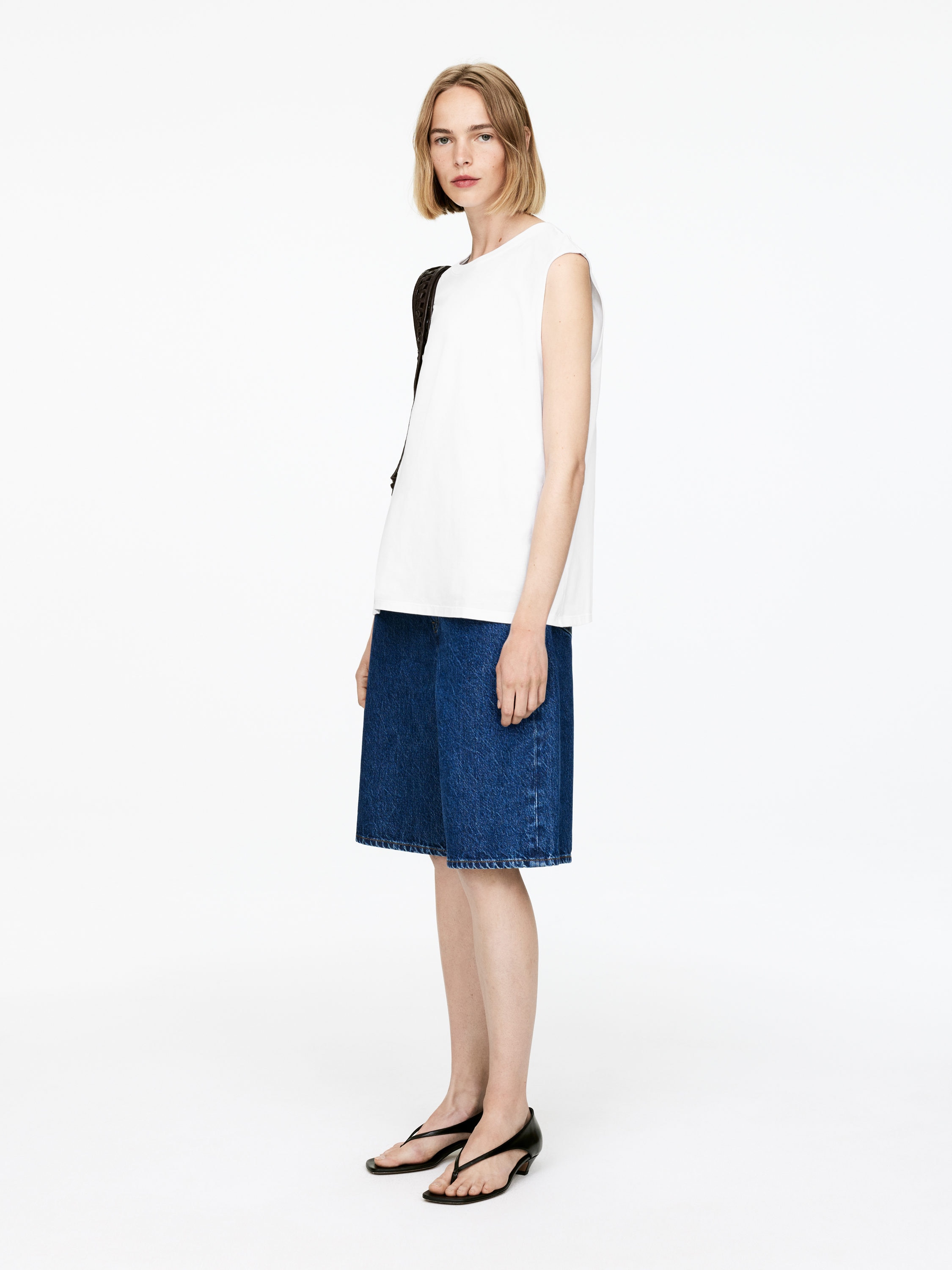 Loose Fit Tank Top - White - Loose fit - Women - StillMedia/Lookbook - 10