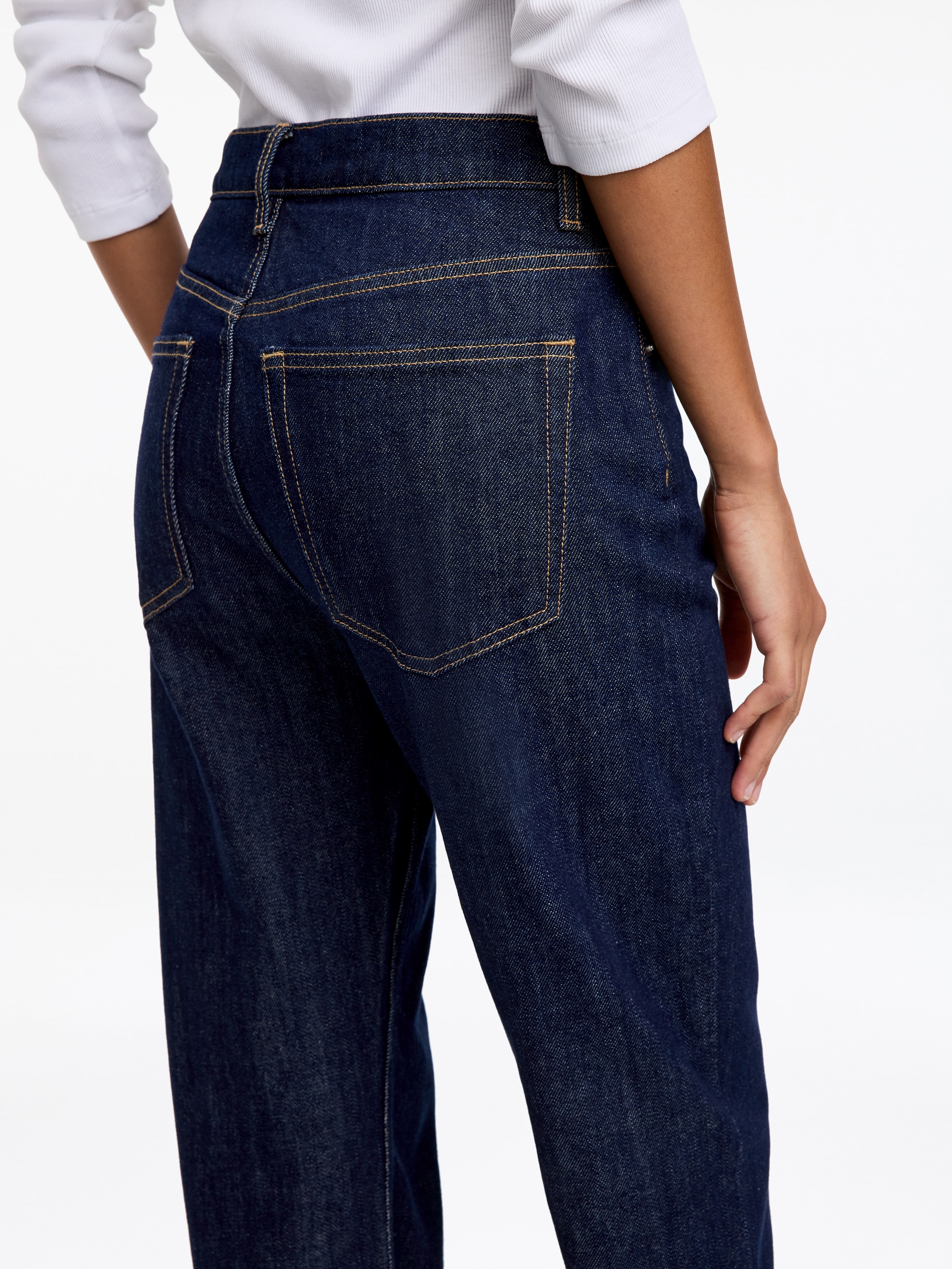 JADE CROPPED Slim Jeans - Dark Blue - Slim fit - women - StillMedia/Lookbook - 5