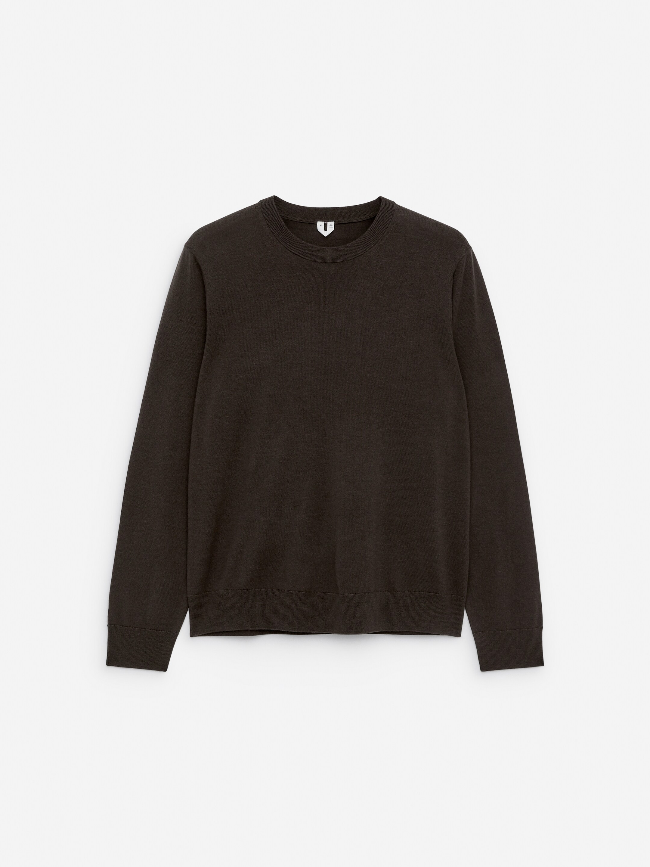 Grotere afbeelding bekijken: Fine Knit Merino Jumper - Dark Brown - HEREN | H&M BE 5
