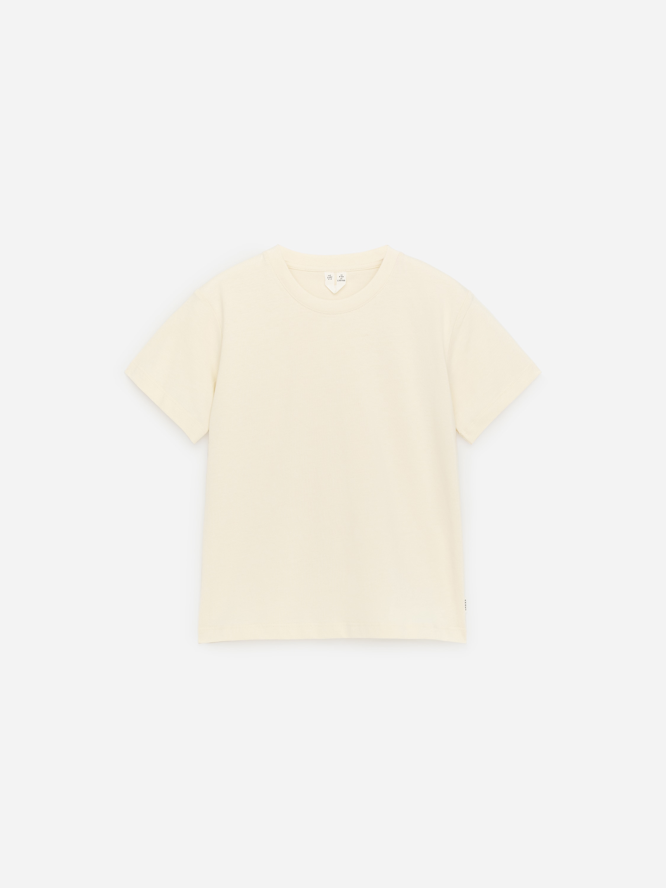 T-shirt met ronde hals - Lichtgeel/Donkerblauw/Grijs gemêleerd/Wit/Lila/Vaal oranje
