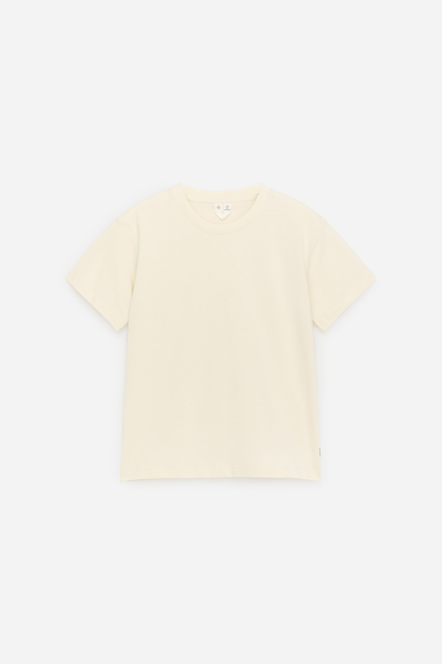 T-skjorte med rund hals - Lysegul/Støvet oransje/Lilla/Hvit/Grå melange/Mørkeblå - 1