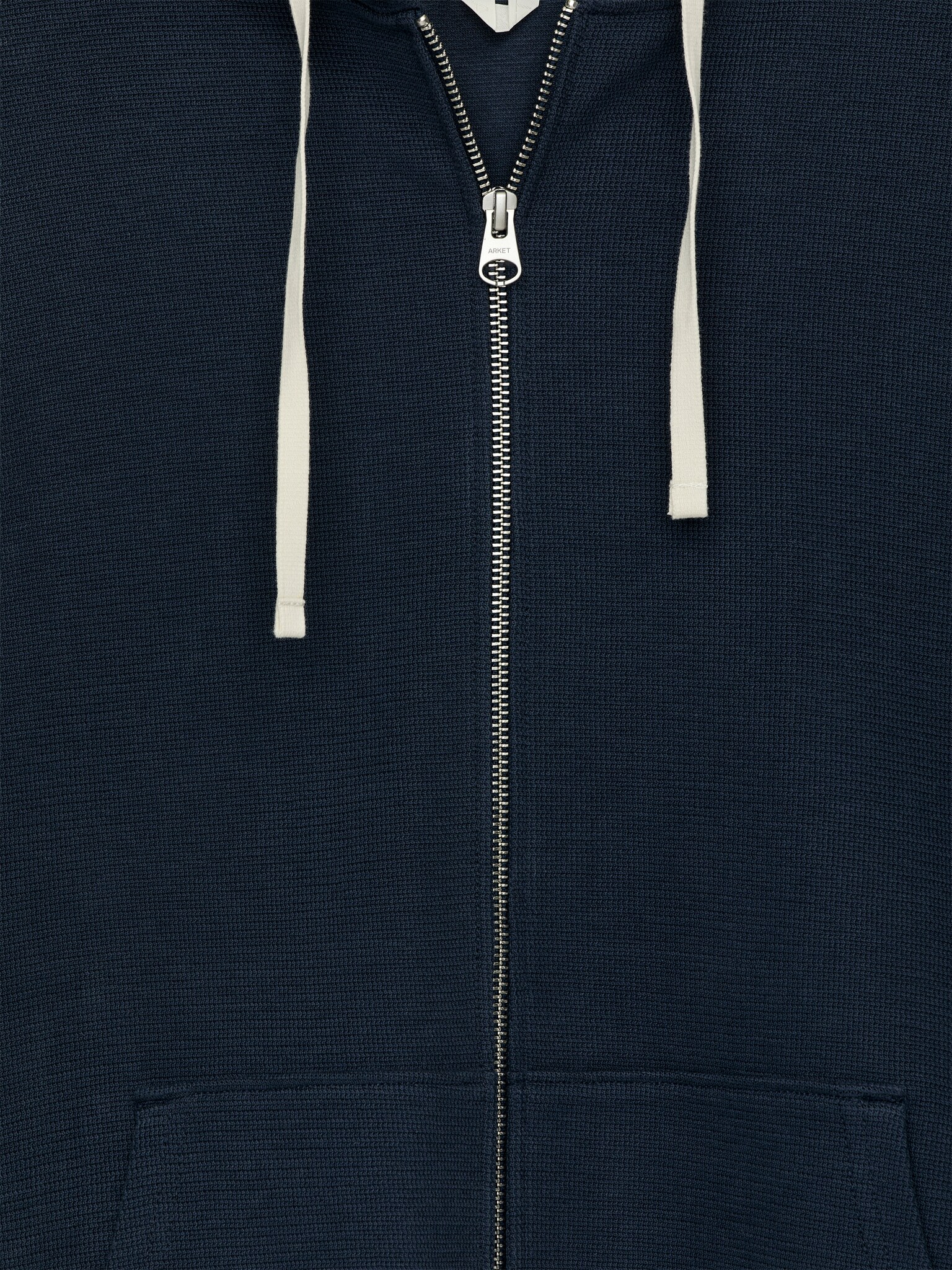 Sweat à capuche avec fermeture éclair - Bleu foncé - 4