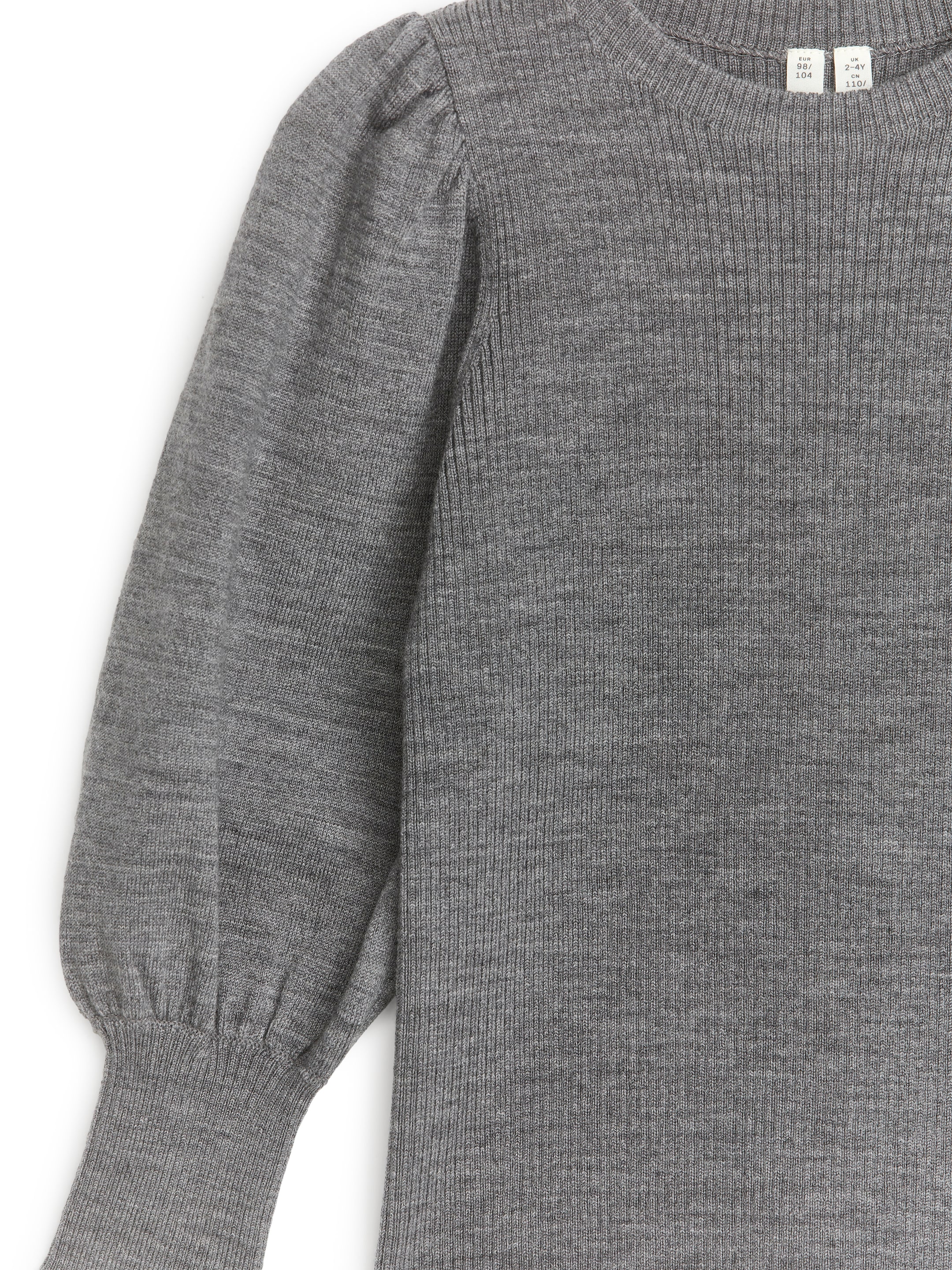 Oberteil aus Merinowolle mit weiten Ärmeln - Grau - Regular Fit - Kinder - StillMedia/DescriptiveDetail - 3