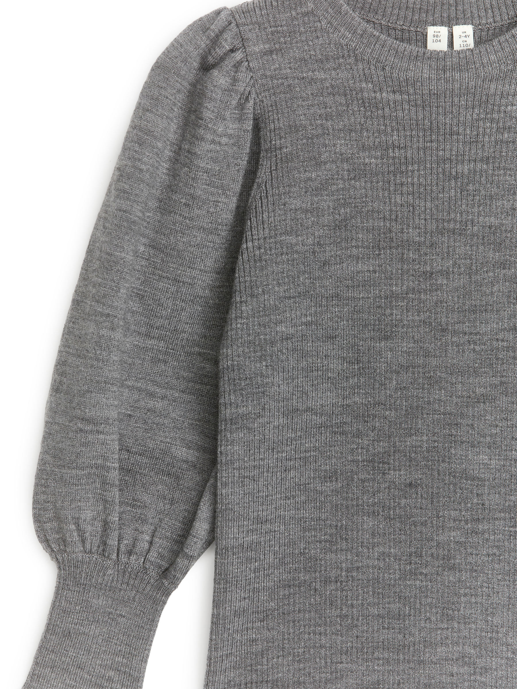 Oberteil aus Merinowolle mit weiten Ärmeln - Grau - Regular Fit - Kinder - StillMedia/DescriptiveDetail - 3