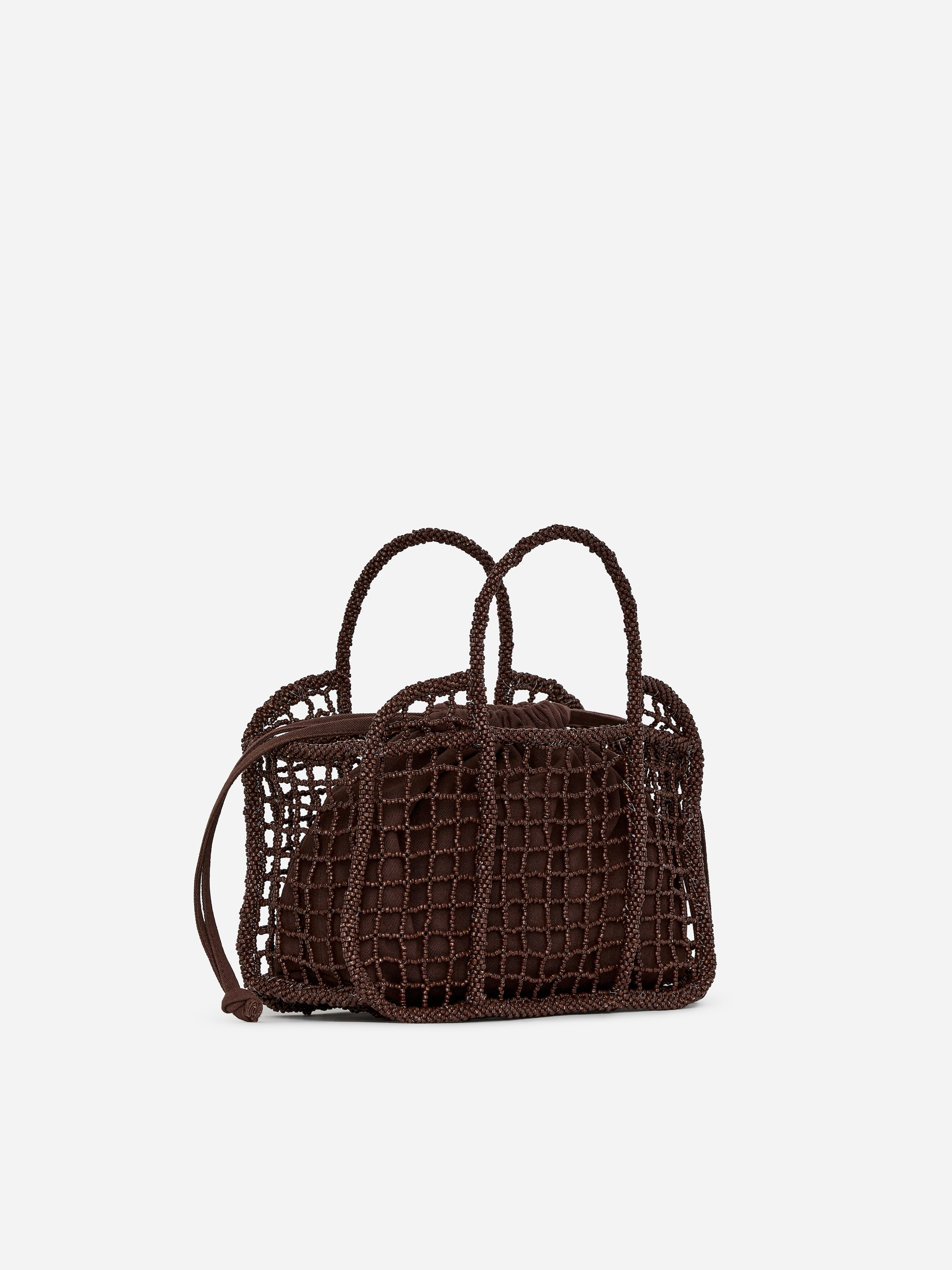 ARKET and Laila Gohar Beaded Bag - Brown - women - StillMedia/DescriptiveStillLife - 1