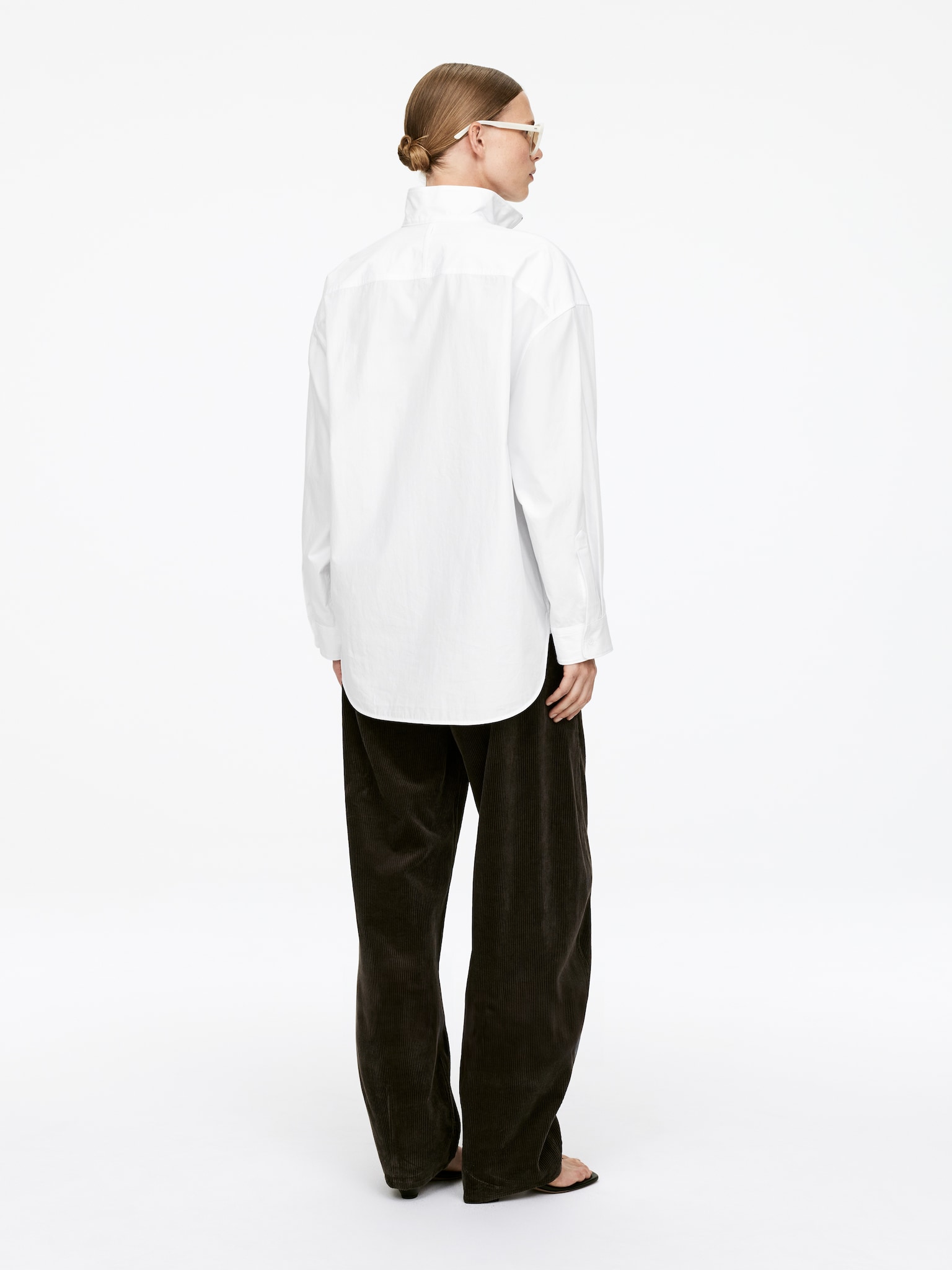 Shirt mit kurzem Reißverschluss - Weiß - 6