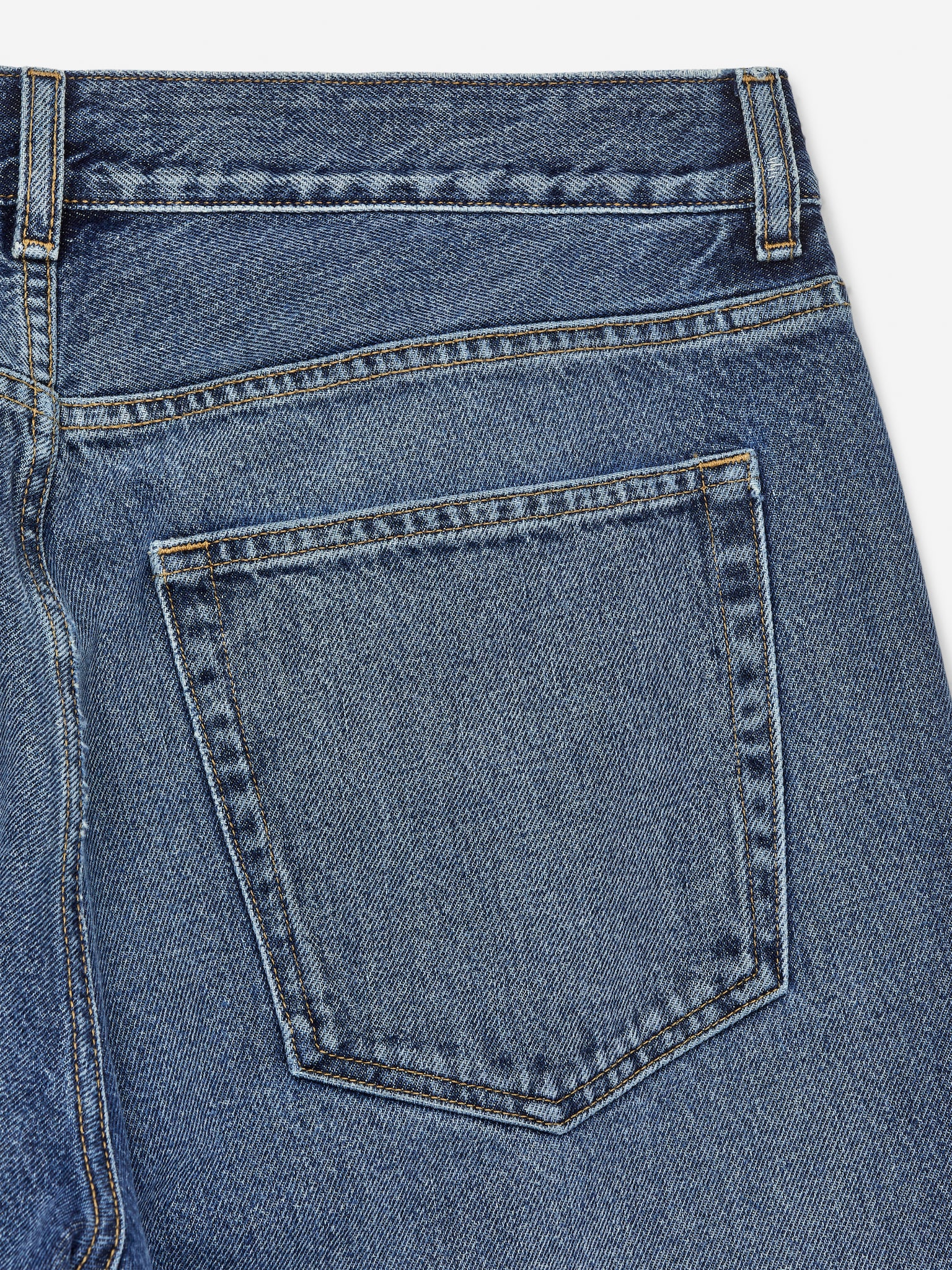 OCEAN Loose Straight Jeans - Mid Blue/Dark Blue/Blue/Black/Dark Blue/Ecru/Blue - 5