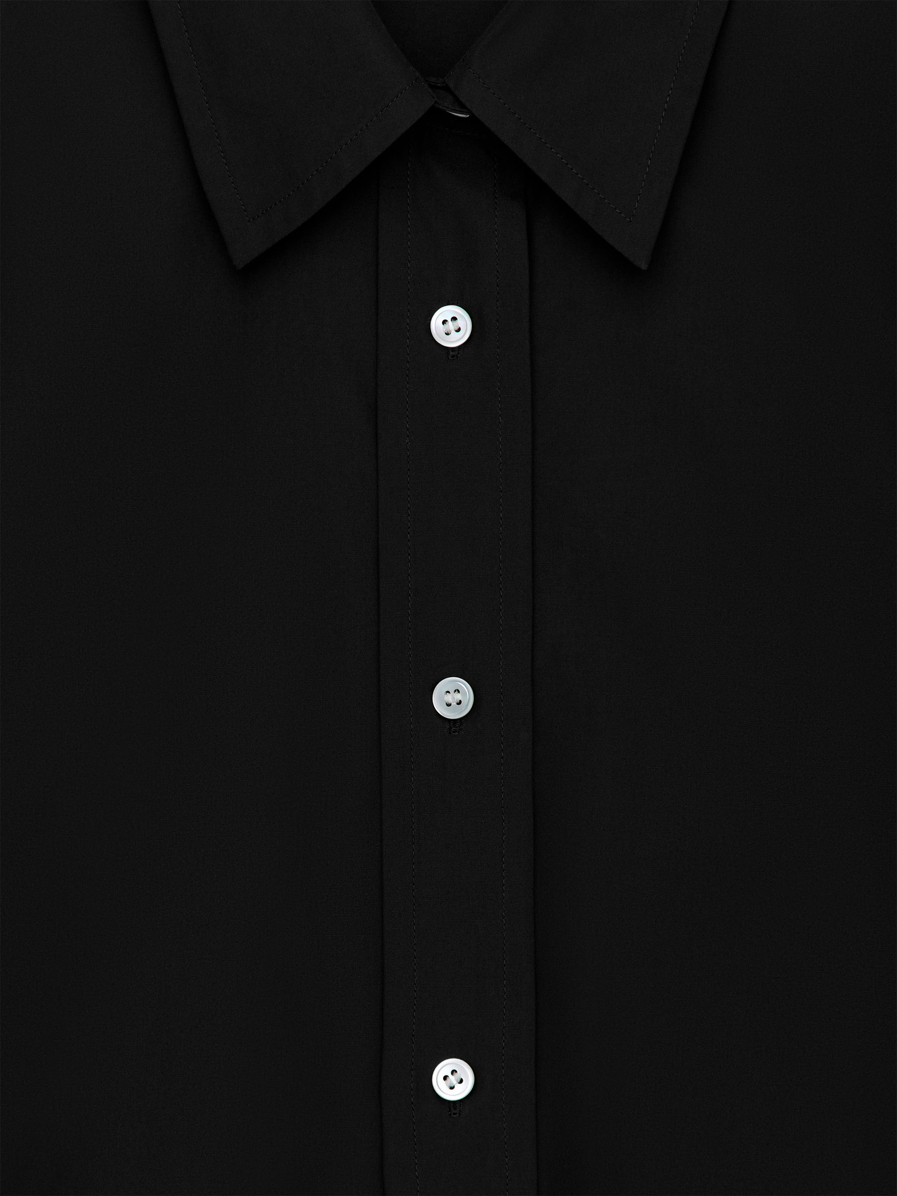 Elongated Shirt - Black - Loose fit - Women - StillMedia/DescriptiveDetail - 2