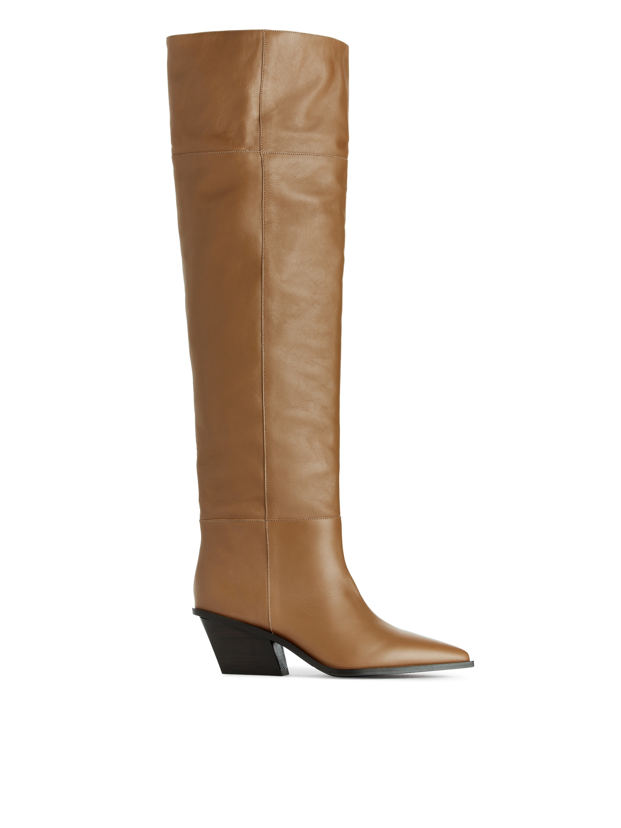 View larger image: Over-the-Knee Boots - Cognac - Ladies | H&M GB 1
