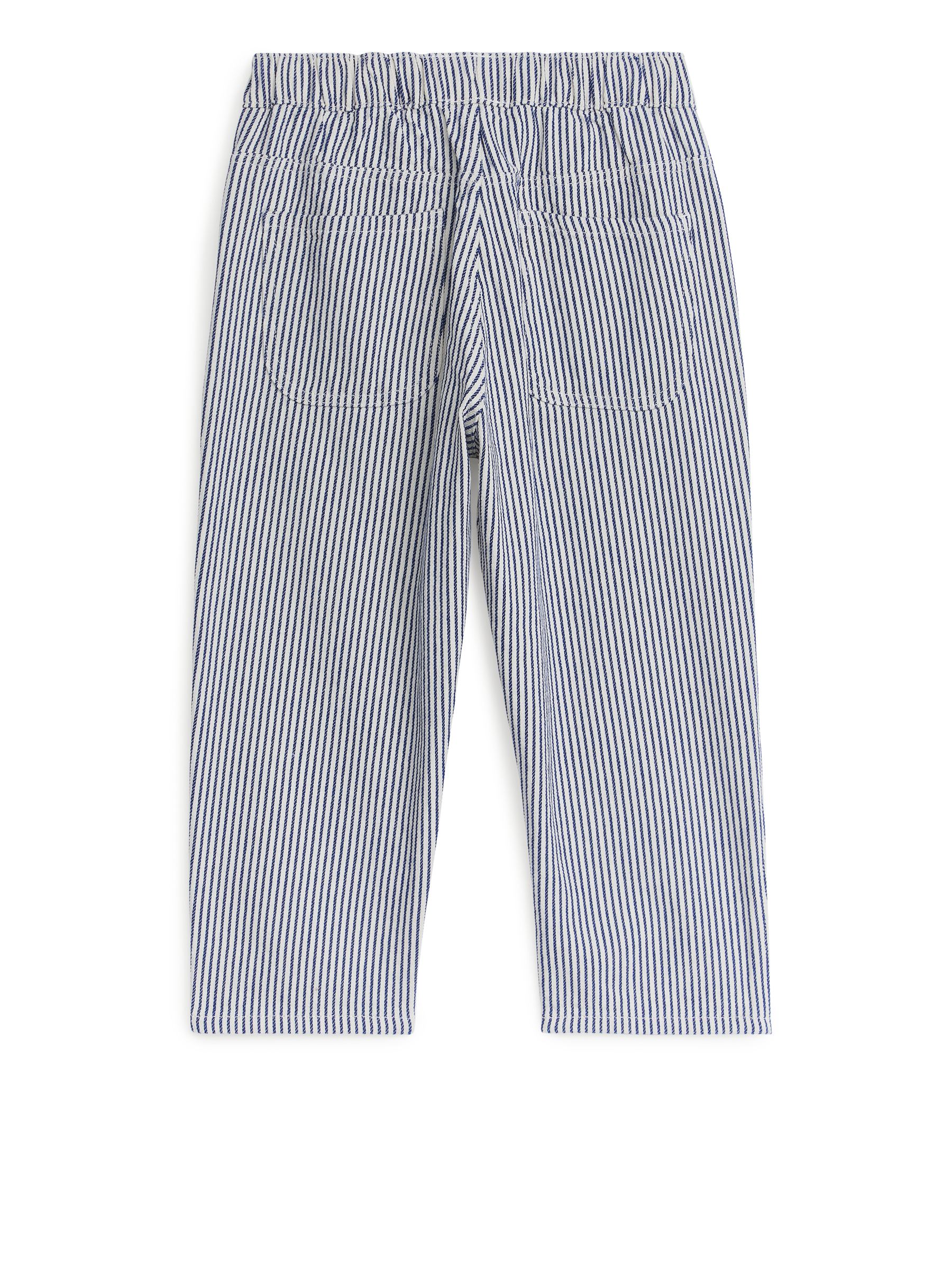 Hose mit Hickory-Streifen - Blau/Weiß - Relaxed Fit - Kinder - StillMedia/DescriptiveStillLife - 1