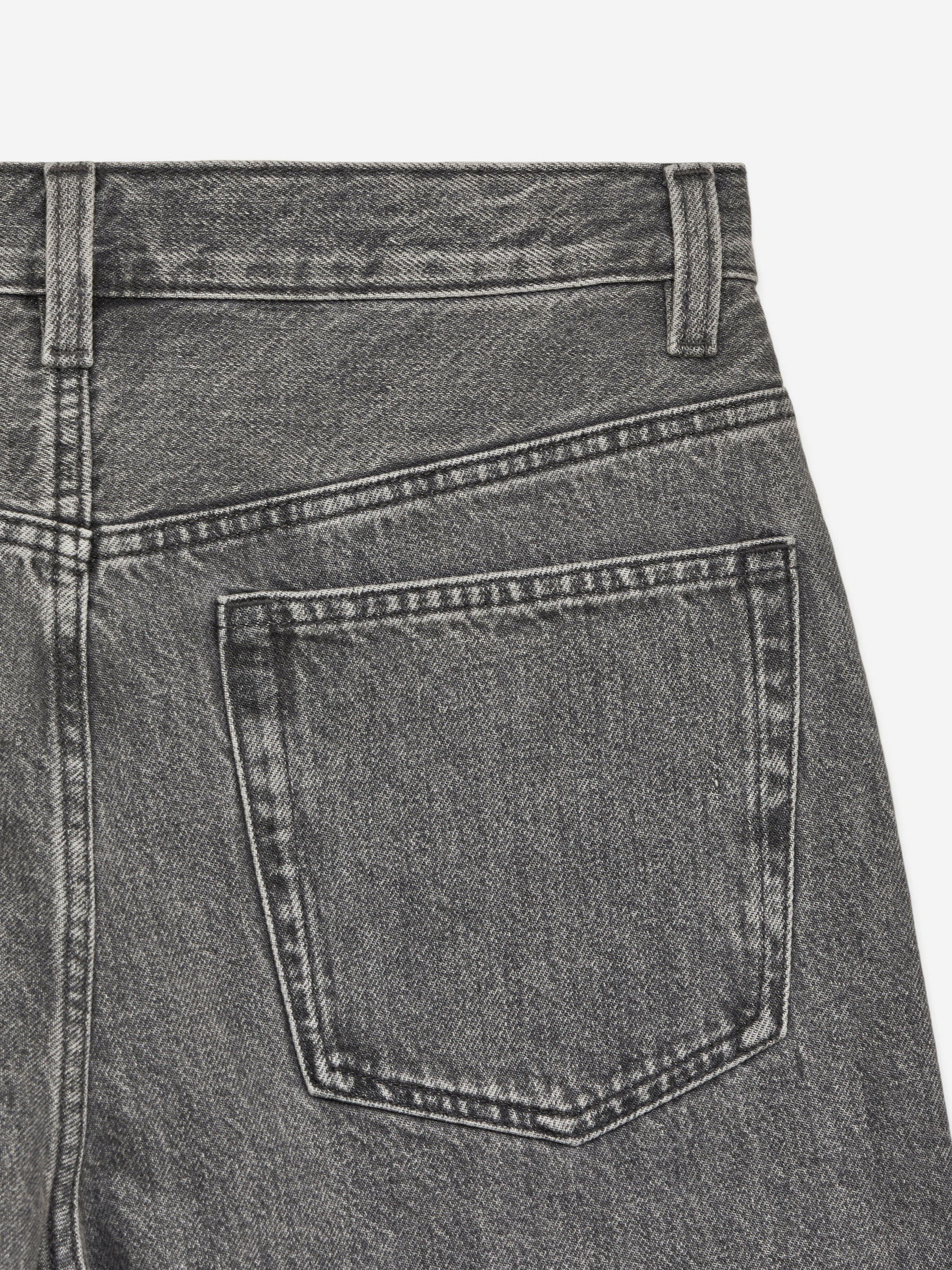Relaxed Denim Shorts - Grey - Relaxed fit - Men - StillMedia/DescriptiveDetail - 2
