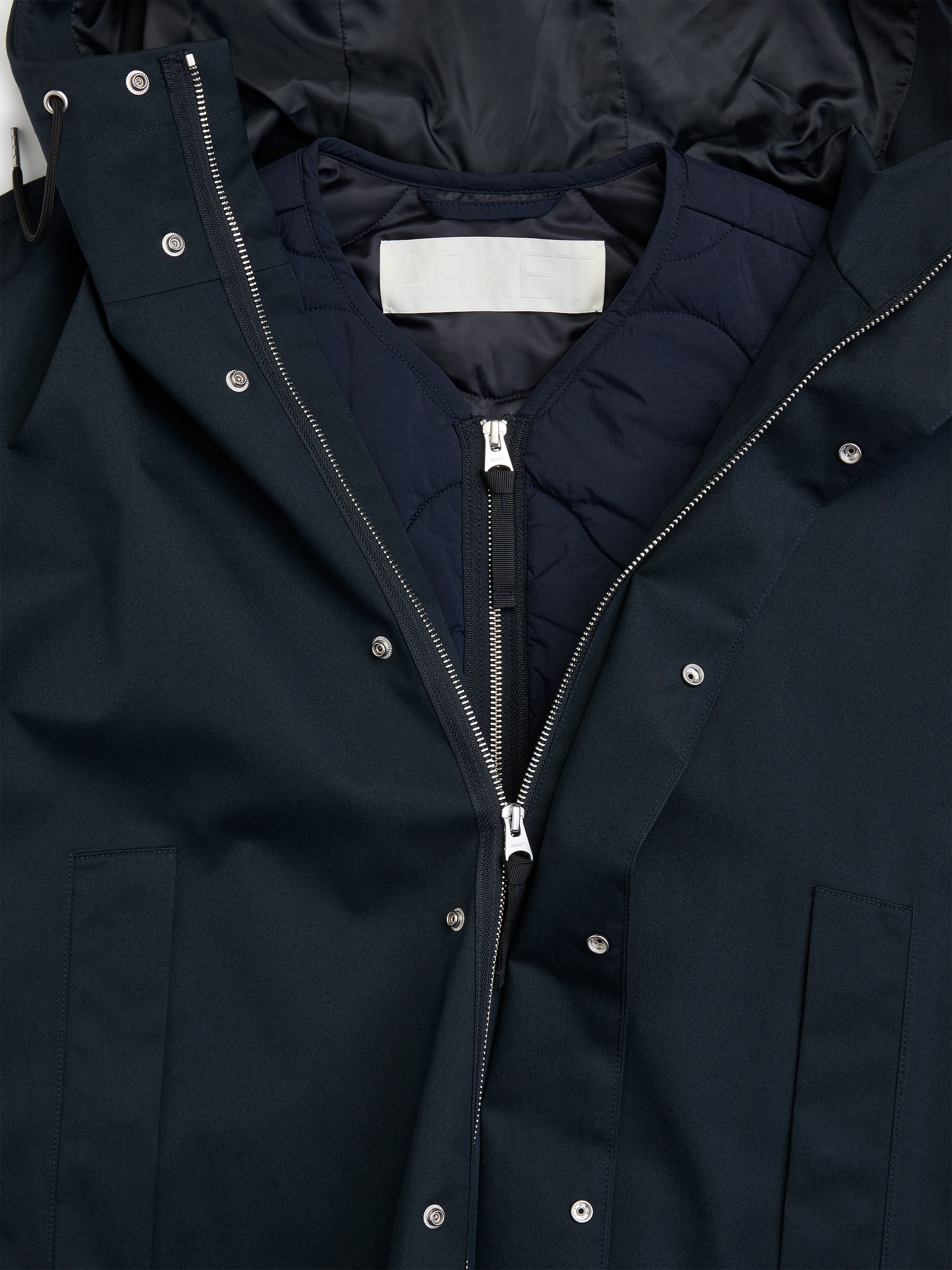 Parka à capuche - Bleu marine foncé - Relaxed fit - men - StillMedia/DescriptiveDetail - 8
