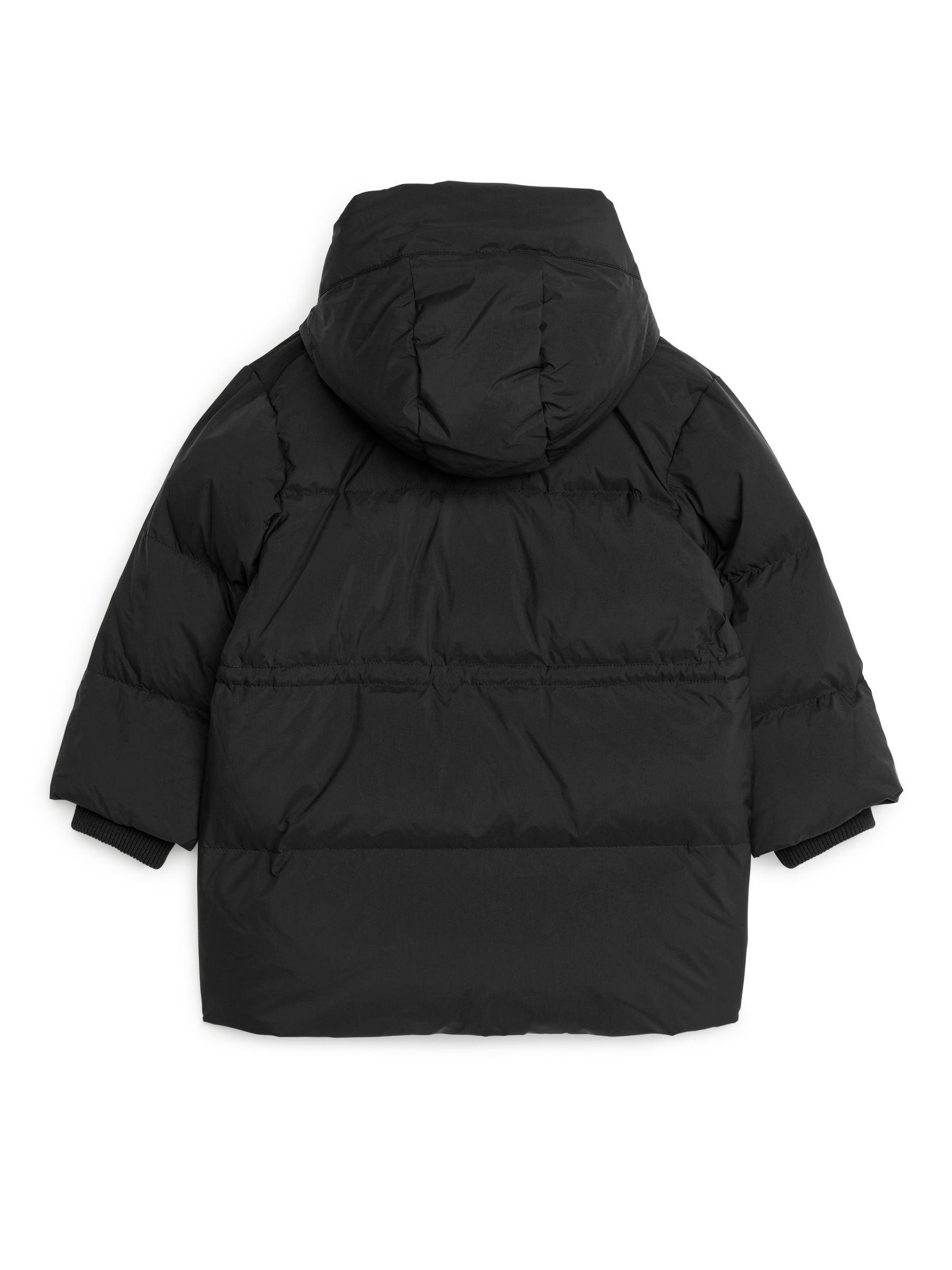 Arket Midi Black Puffer Down Puffer Jacket – Black – Children